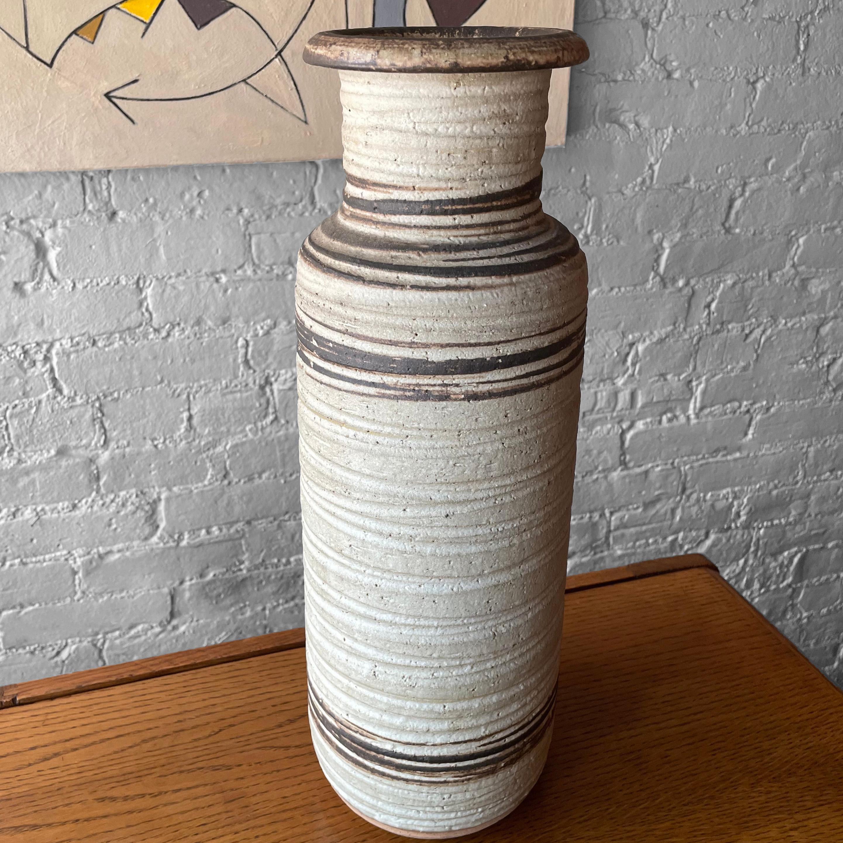 Vaso alto in ceramica artistica di Bitossi per Rosenthal Netter In condizioni buone in vendita a Brooklyn, NY