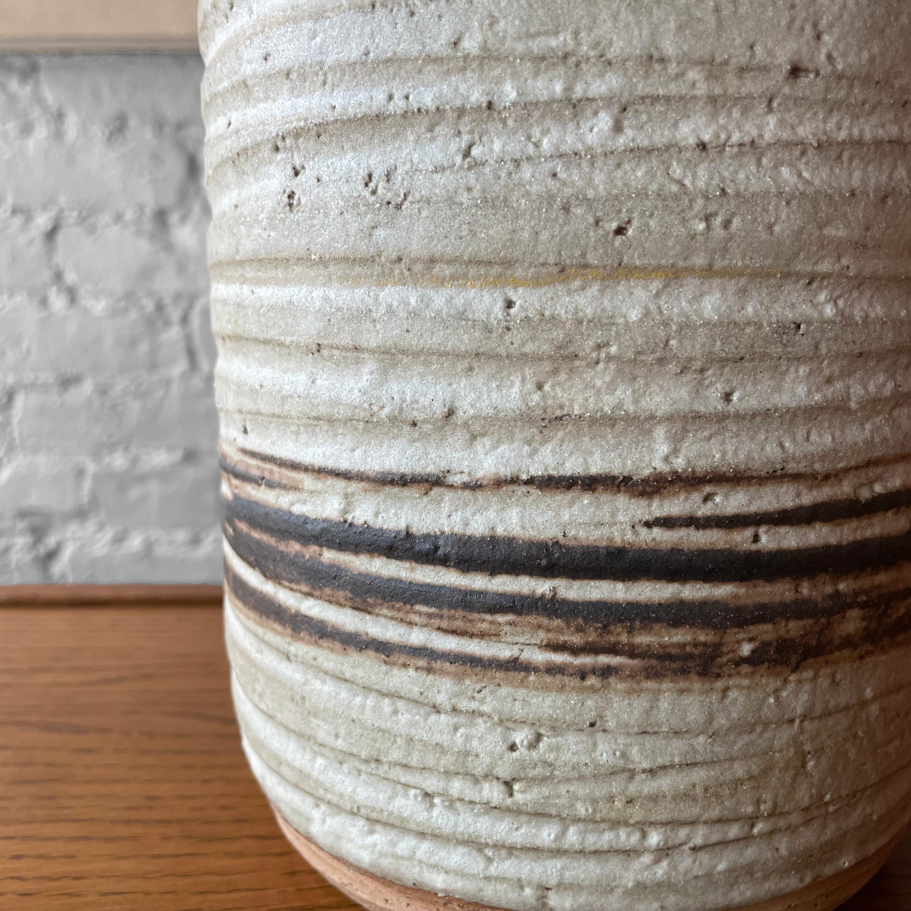 Tall Art Pottery Vase by Bitossi for Rosenthal Netter For Sale 1