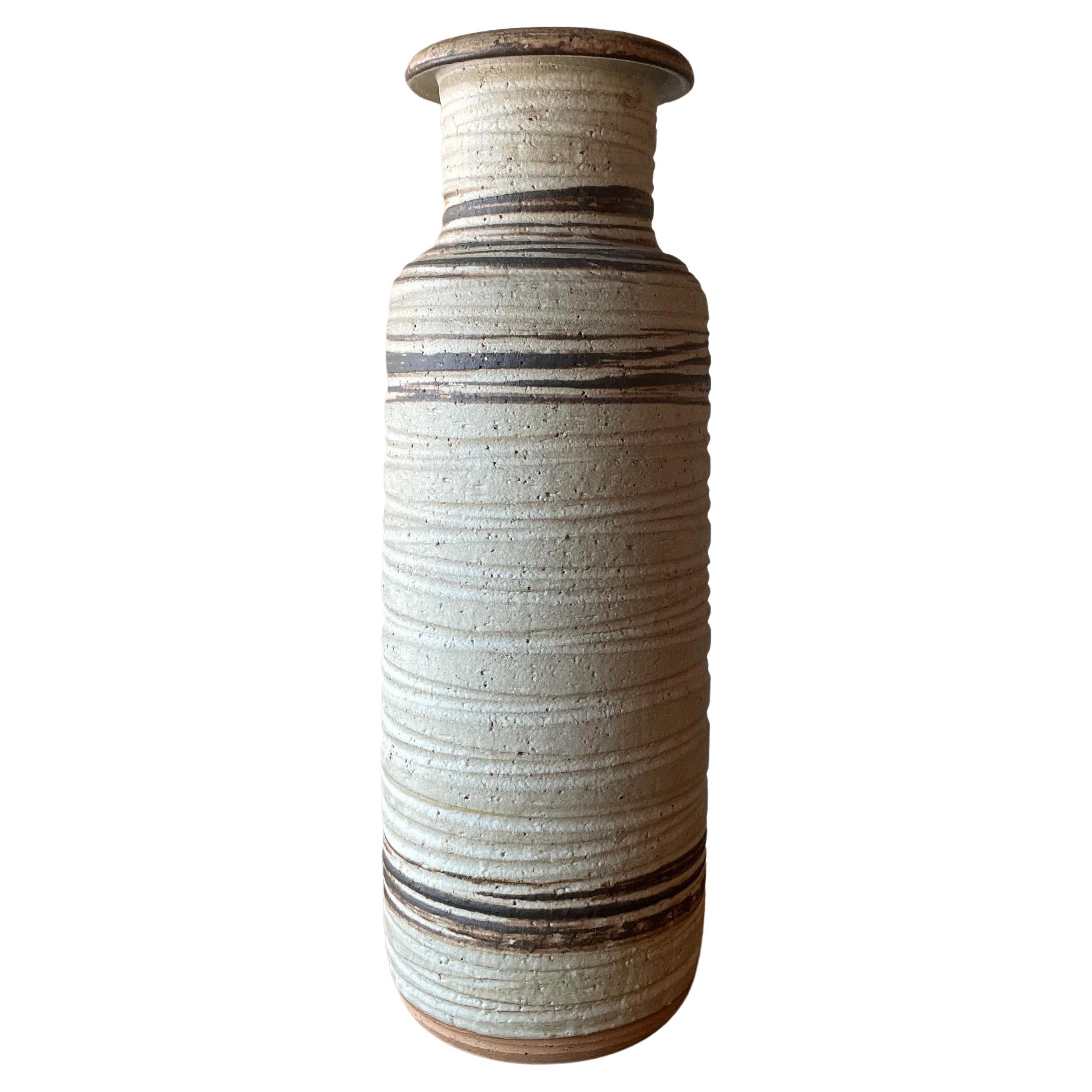 Tall Art Pottery Vase by Bitossi for Rosenthal Netter For Sale
