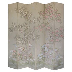 Retro Tall Asian Inspired Screen by Robert Crowder