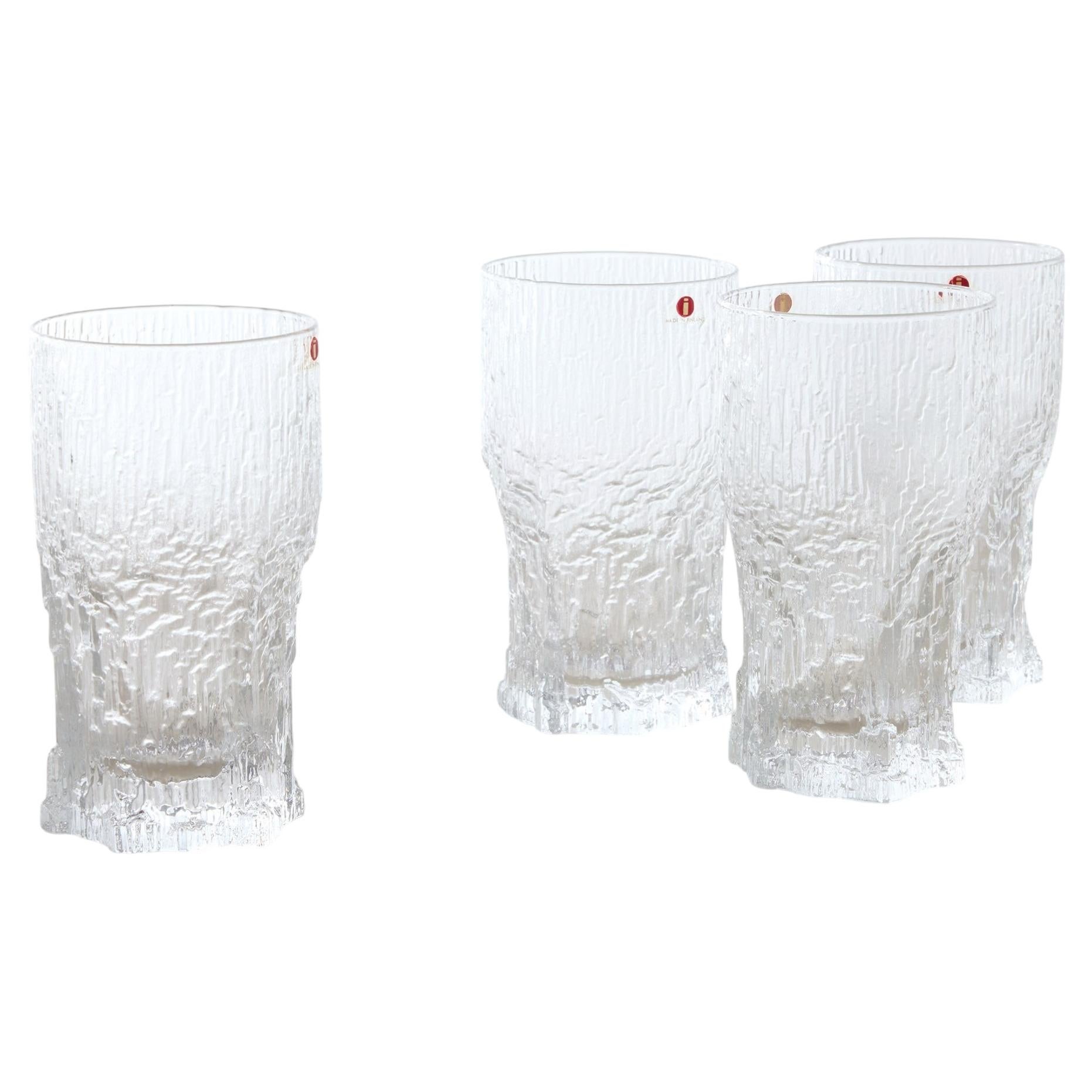 Tall Aslak Tumblers by Tapio Wirkkala for Iittala For Sale