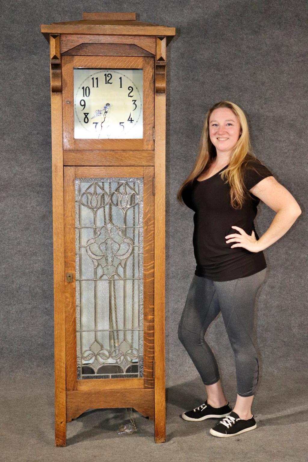 Oak Tall B and D Grandfather Clock