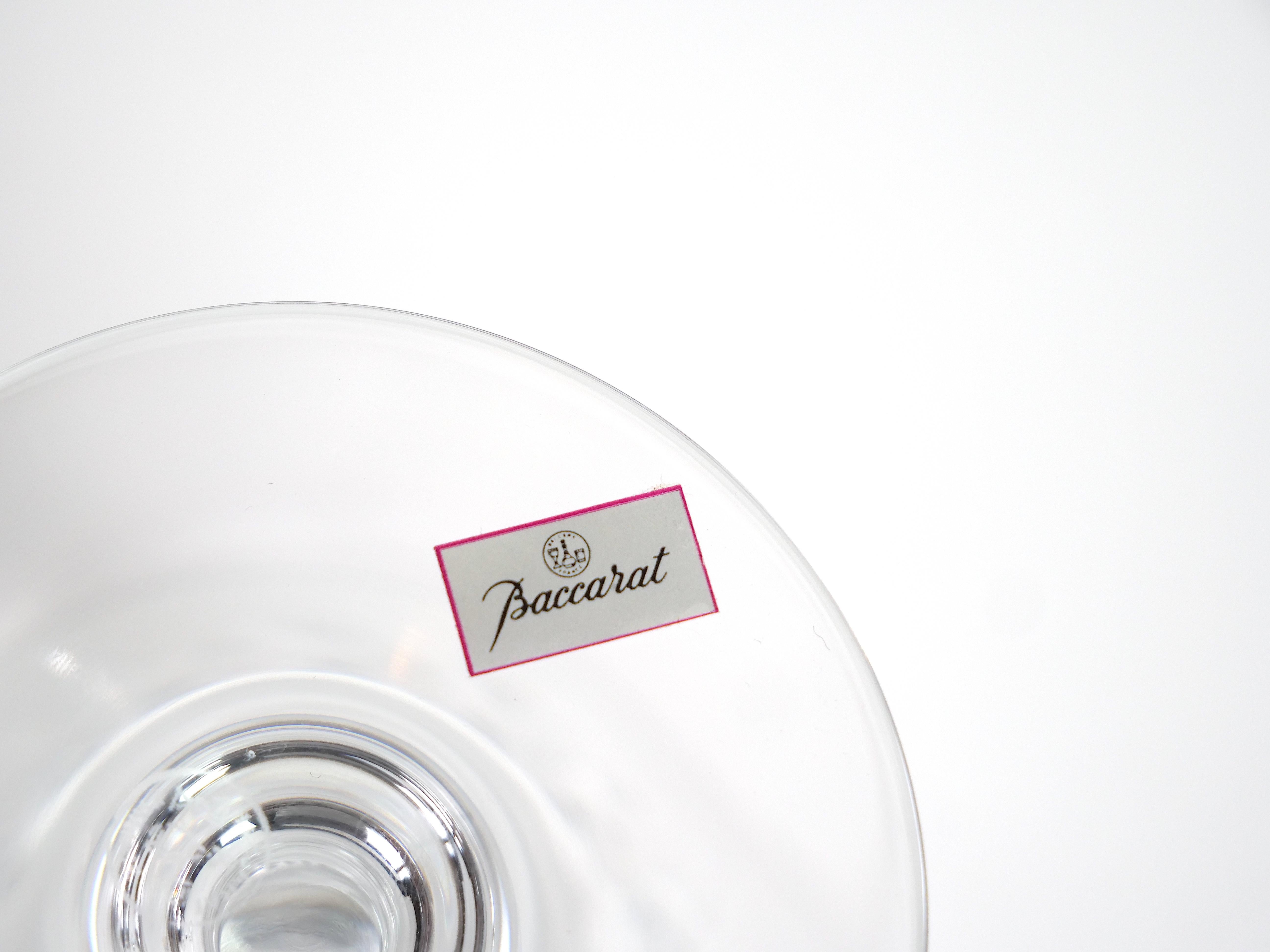 Servizio da bar e da tavola in cristallo Baccarat alto / 12 persone in vendita 1