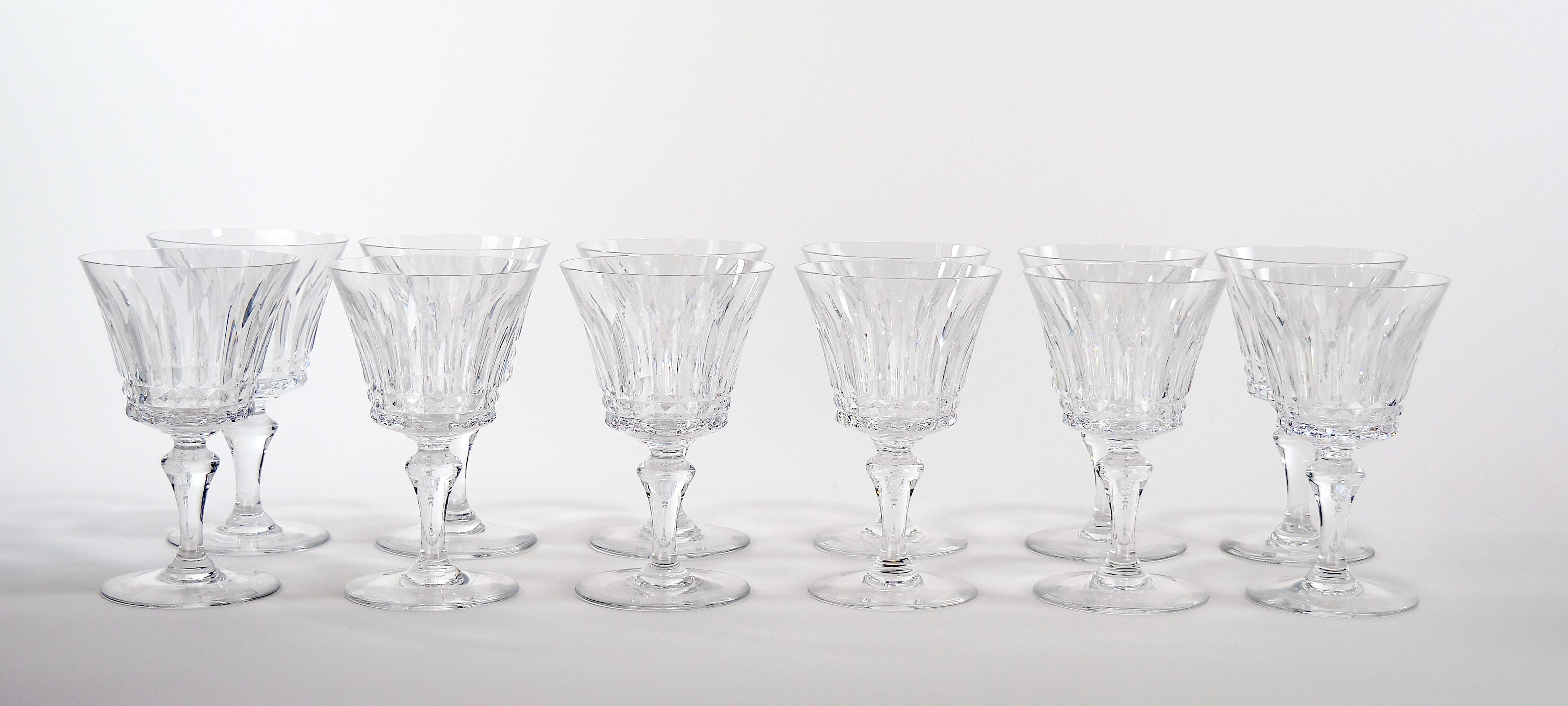 Richly and beautifully design inspired by a jeweled tiara, with sparkling cuts surrounding the glass. The deep cuts allow the light to retract and shine to a brilliant finish from any angle. Every piece of Baccarat crystal is Mouth blown and