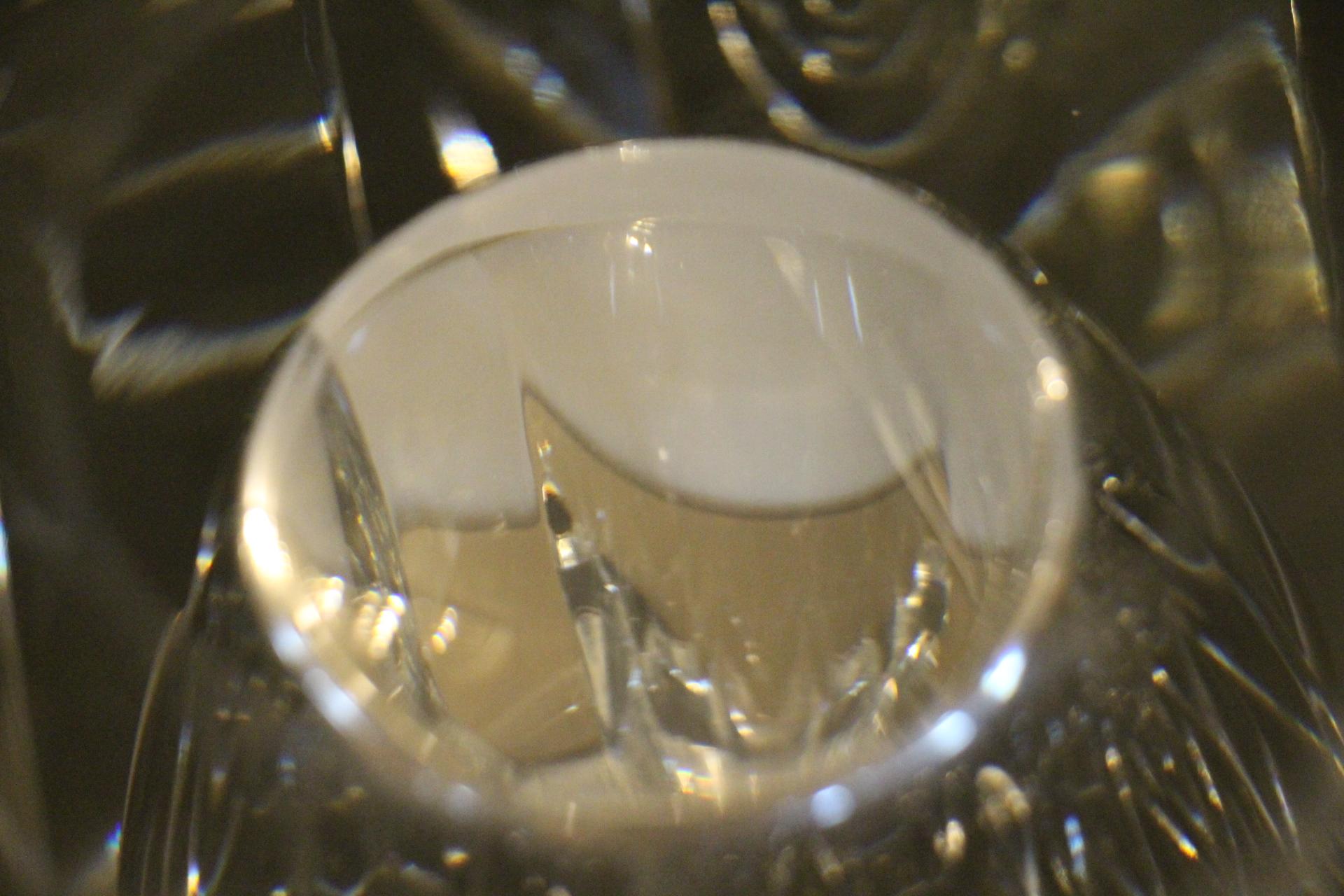 Vaso alto in cristallo trasparente Baccarat 30 cm in vendita 4