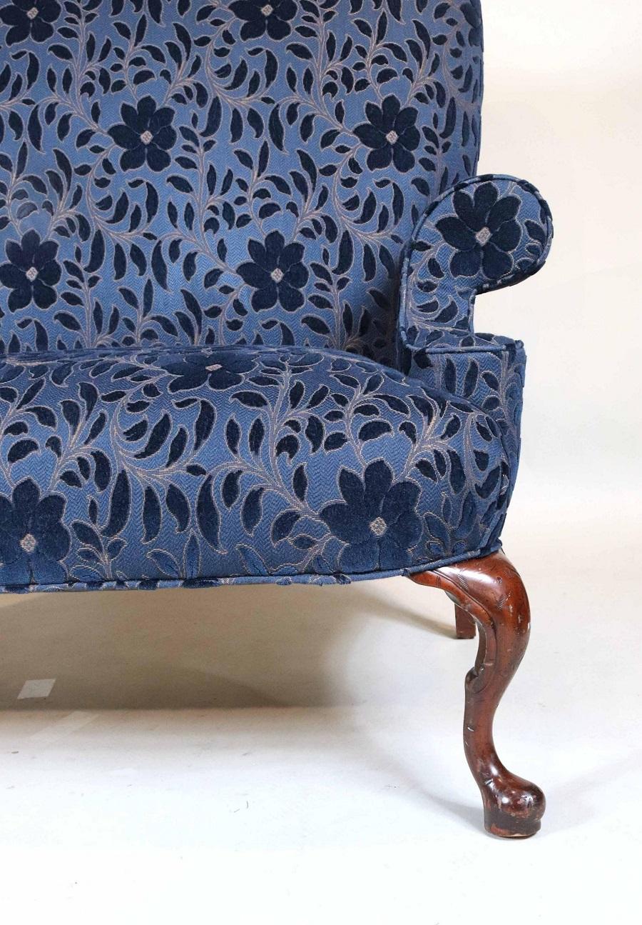 Tall Back Queen Anne Style Loveseat at 1stDibs queen anne loveseat slipcover, queen anne