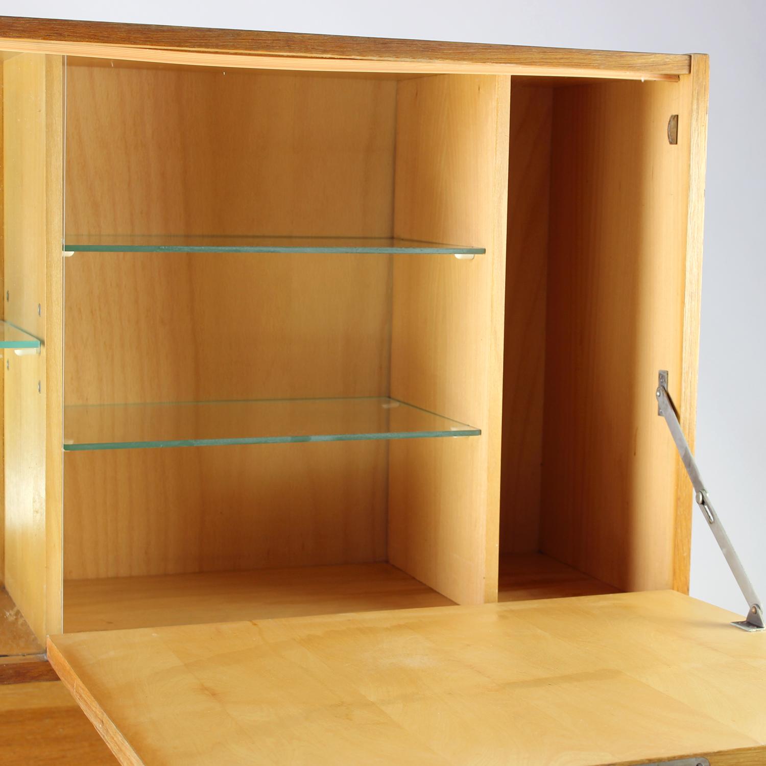 Tall Bar Sideboard U 460 By Jiri Jiroutek For Interier Praha, 1960s For Sale 5