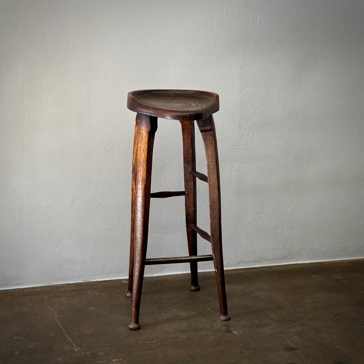 English Tall Bar Stool For Sale