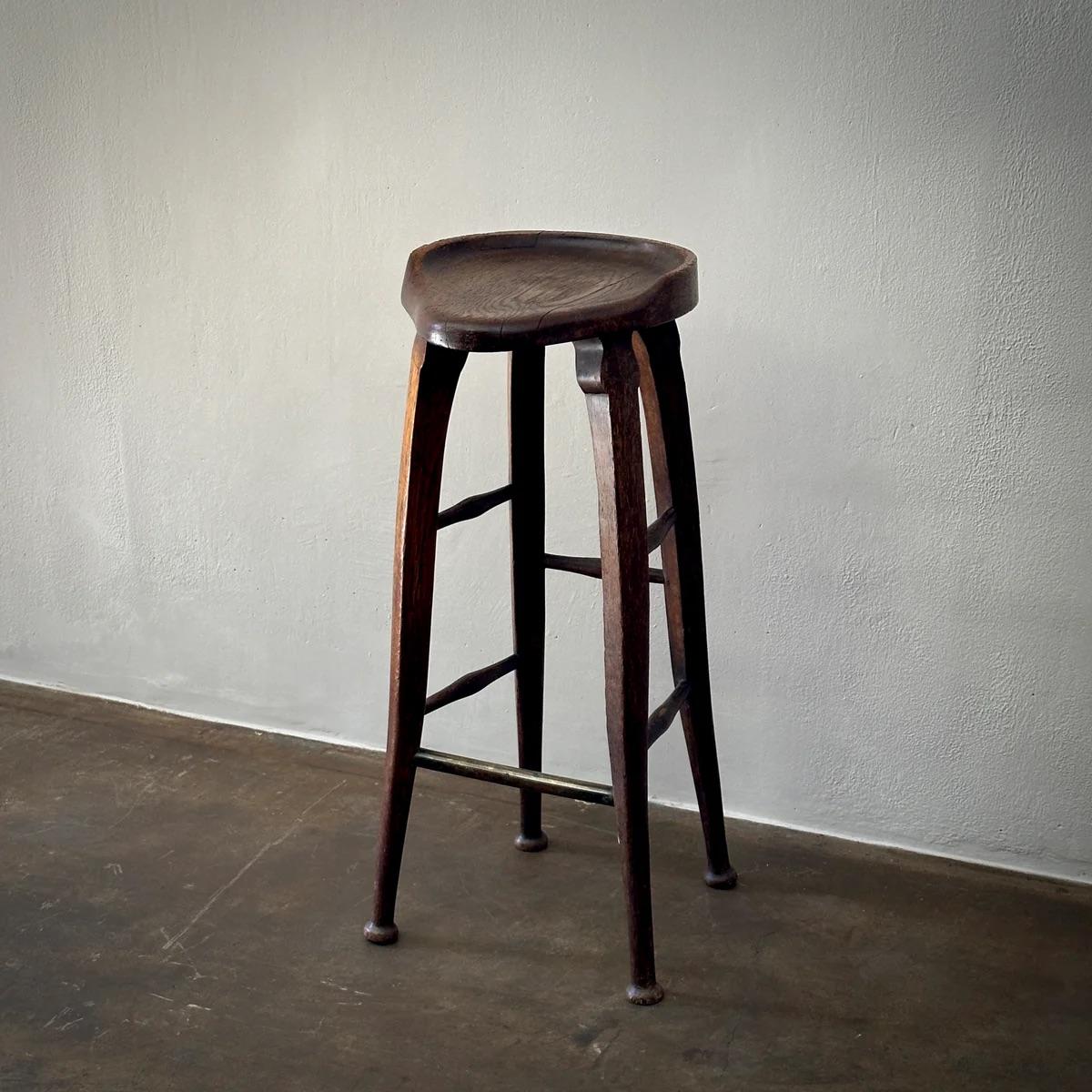 Tall Bar Stool In Good Condition For Sale In Los Angeles, CA