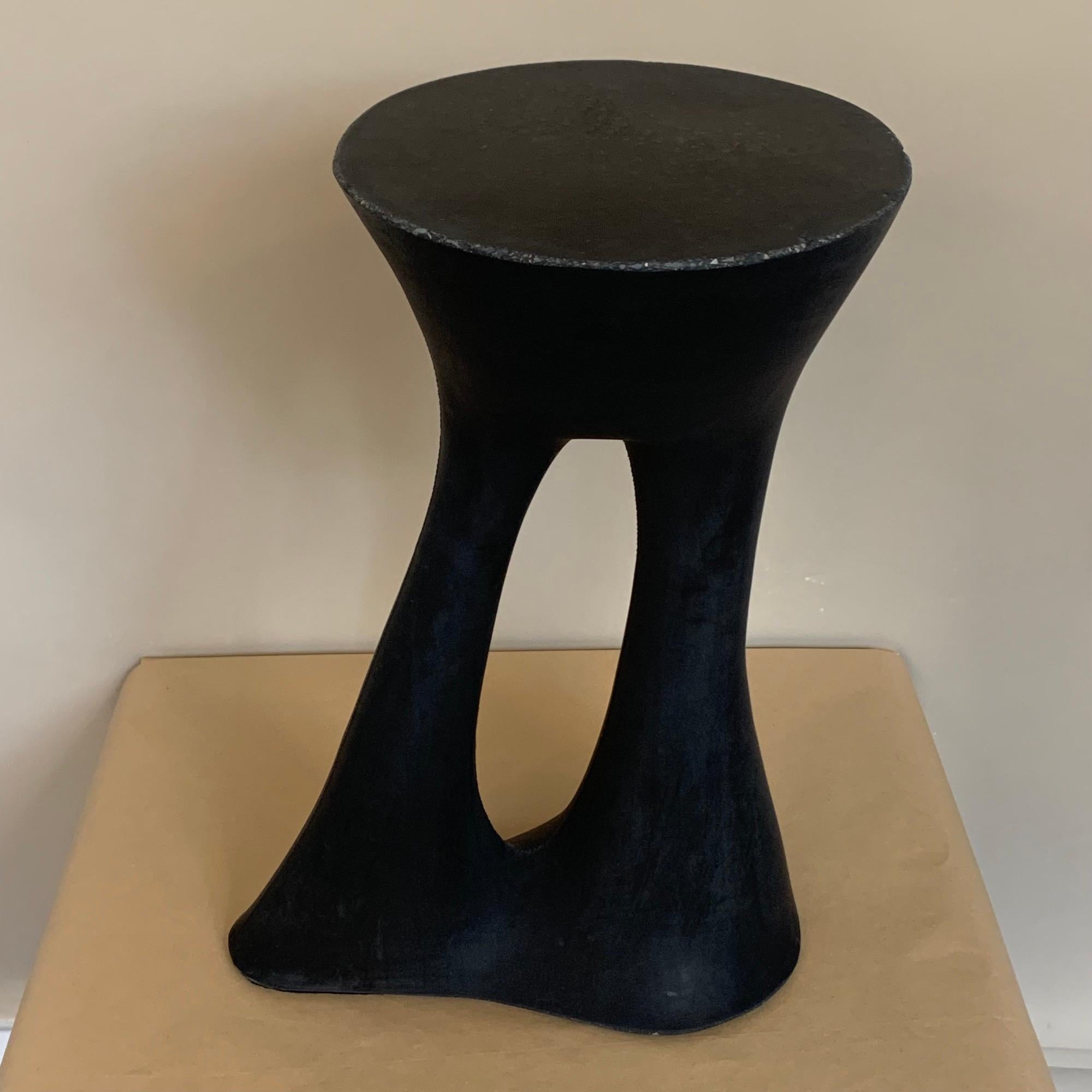 Modern Tall Black Kreten Side Table from Souda, Factory 2nd For Sale