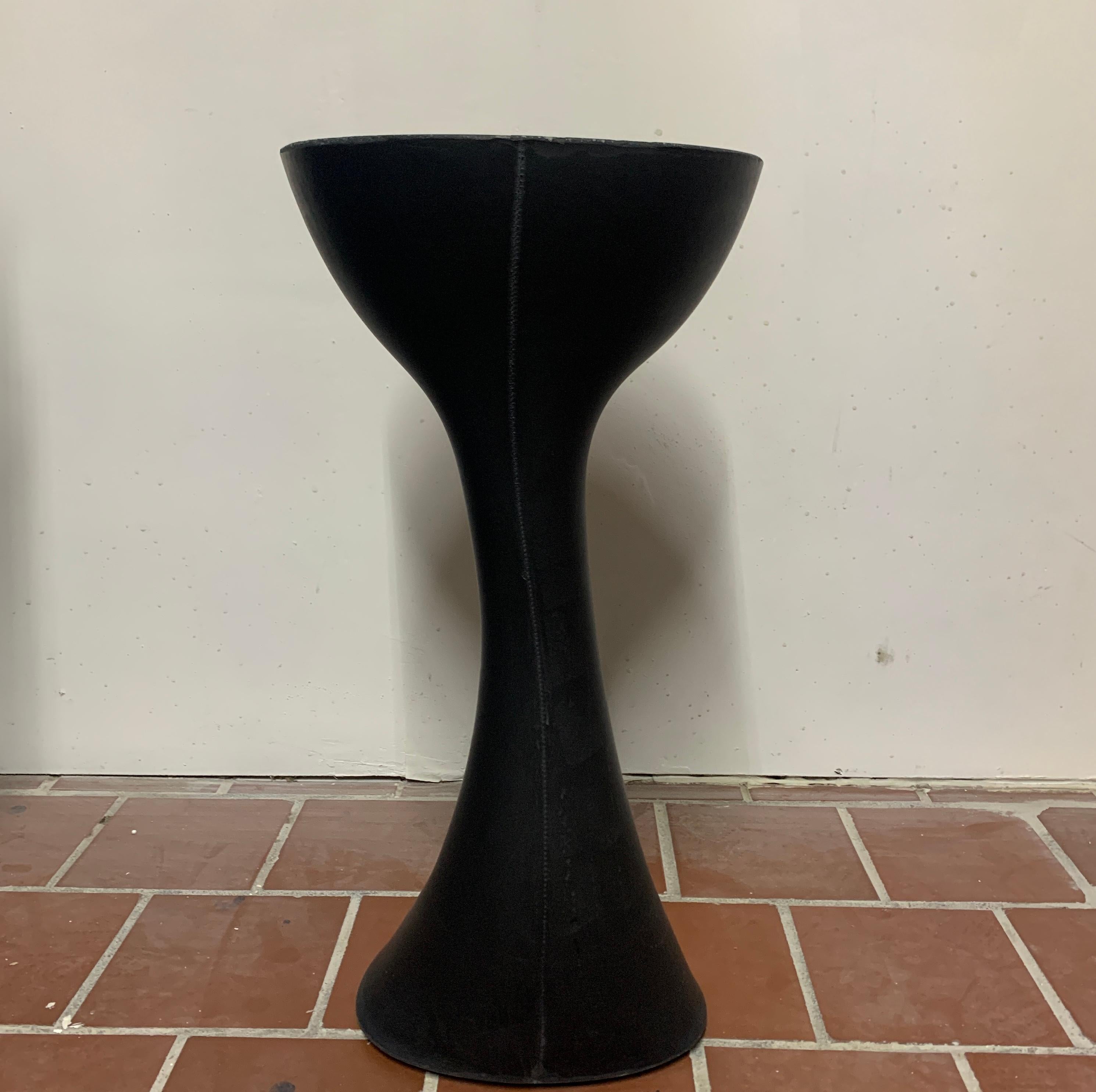 American Tall Black Kreten Side Table from Souda, Factory 2nd