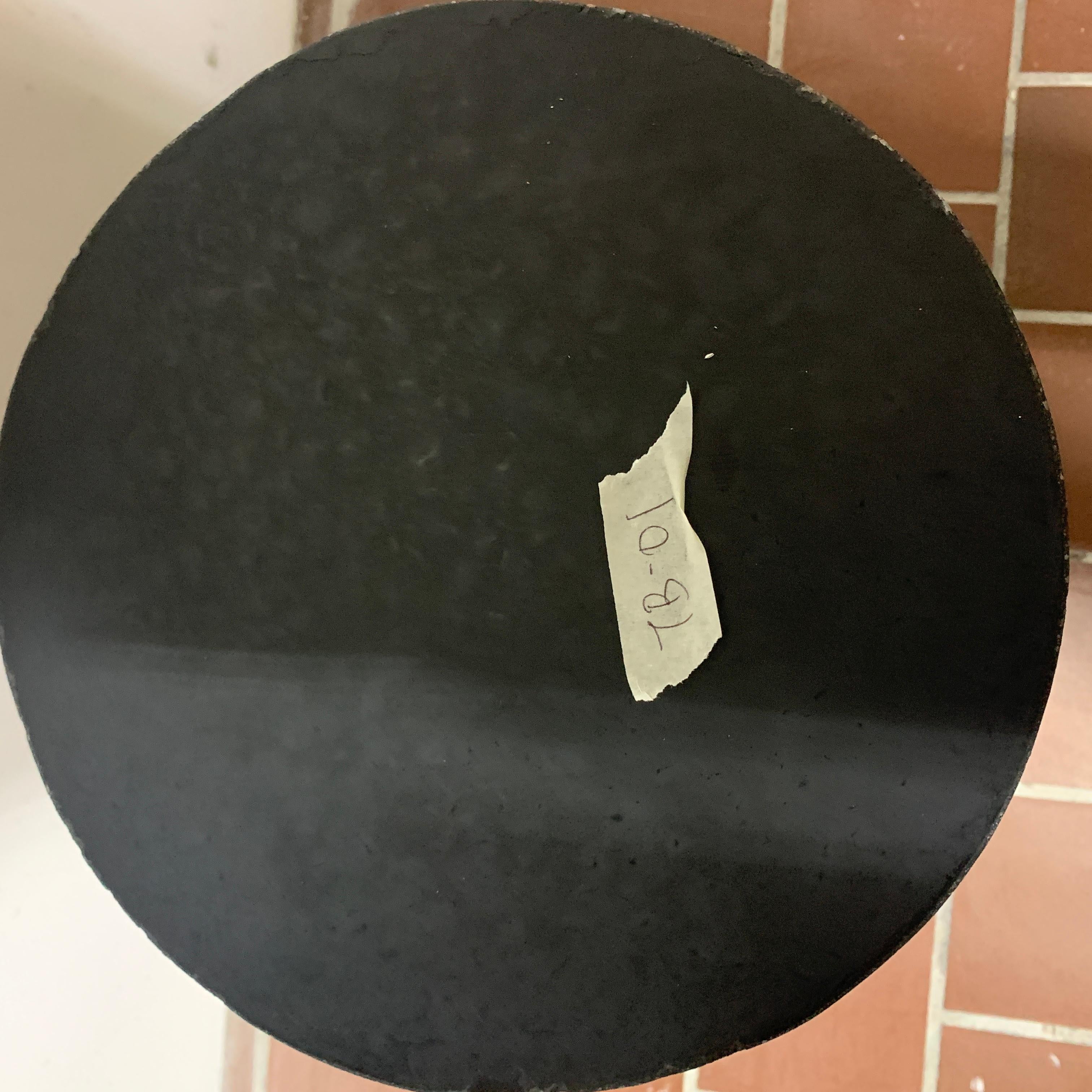 Cast Tall Black Kreten Side Table from Souda, Factory 2nd