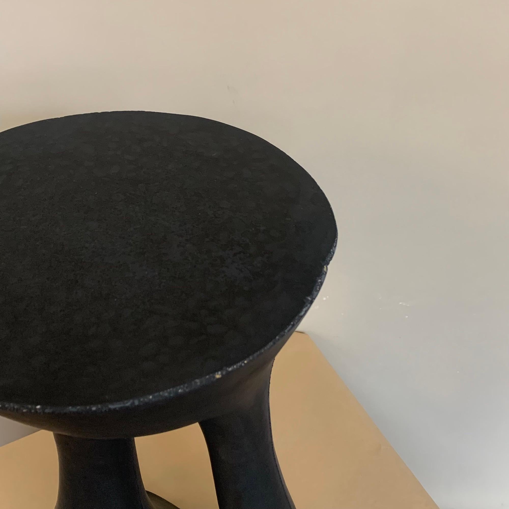 Tall Black Kreten Side Table from Souda, Factory 2nd In Good Condition In Brooklyn, NY