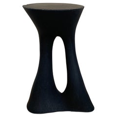 Tall Black Kreten Side Table from Souda, Factory 2nd