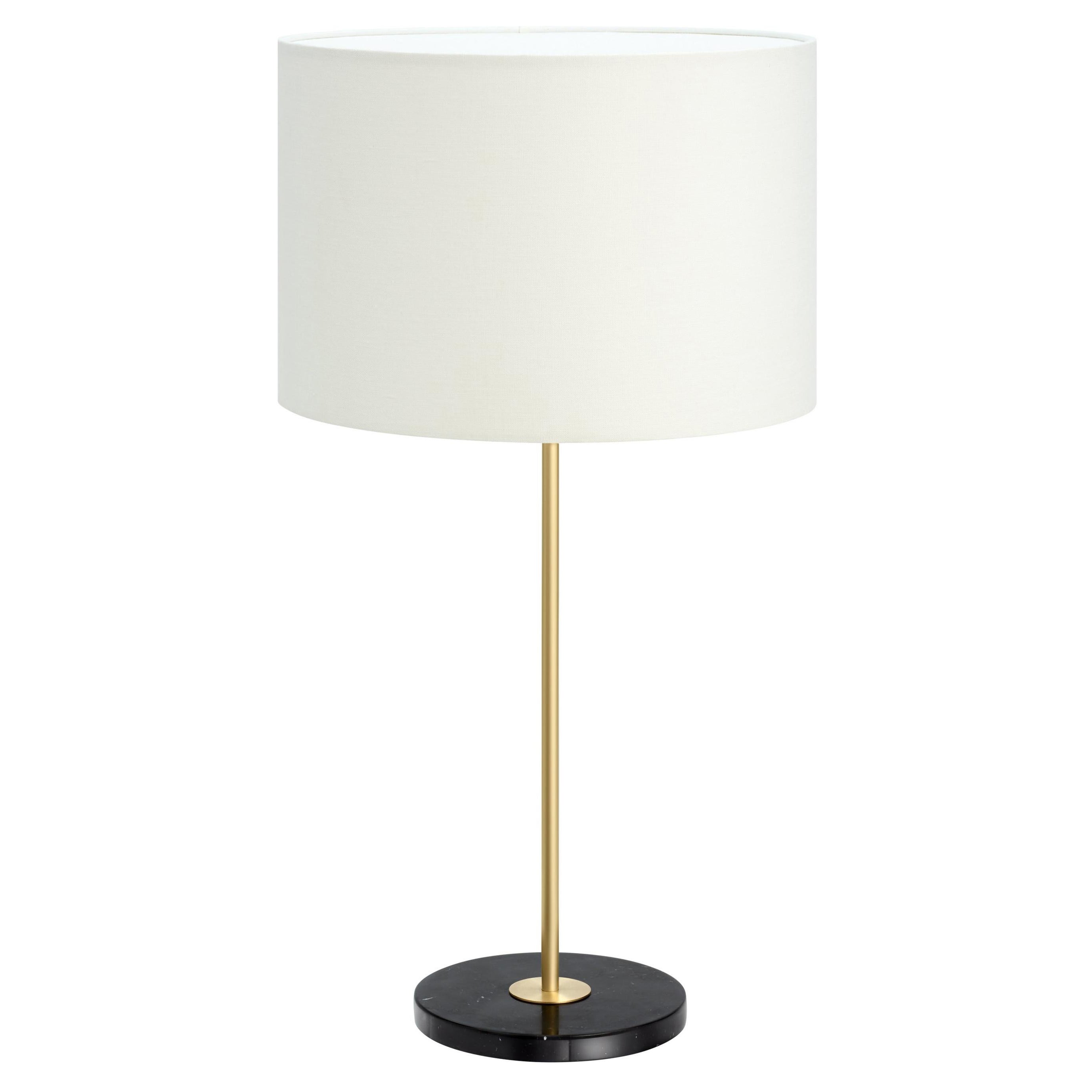 Grande lampe de table Mayfair en marbre noir CTO Lighting