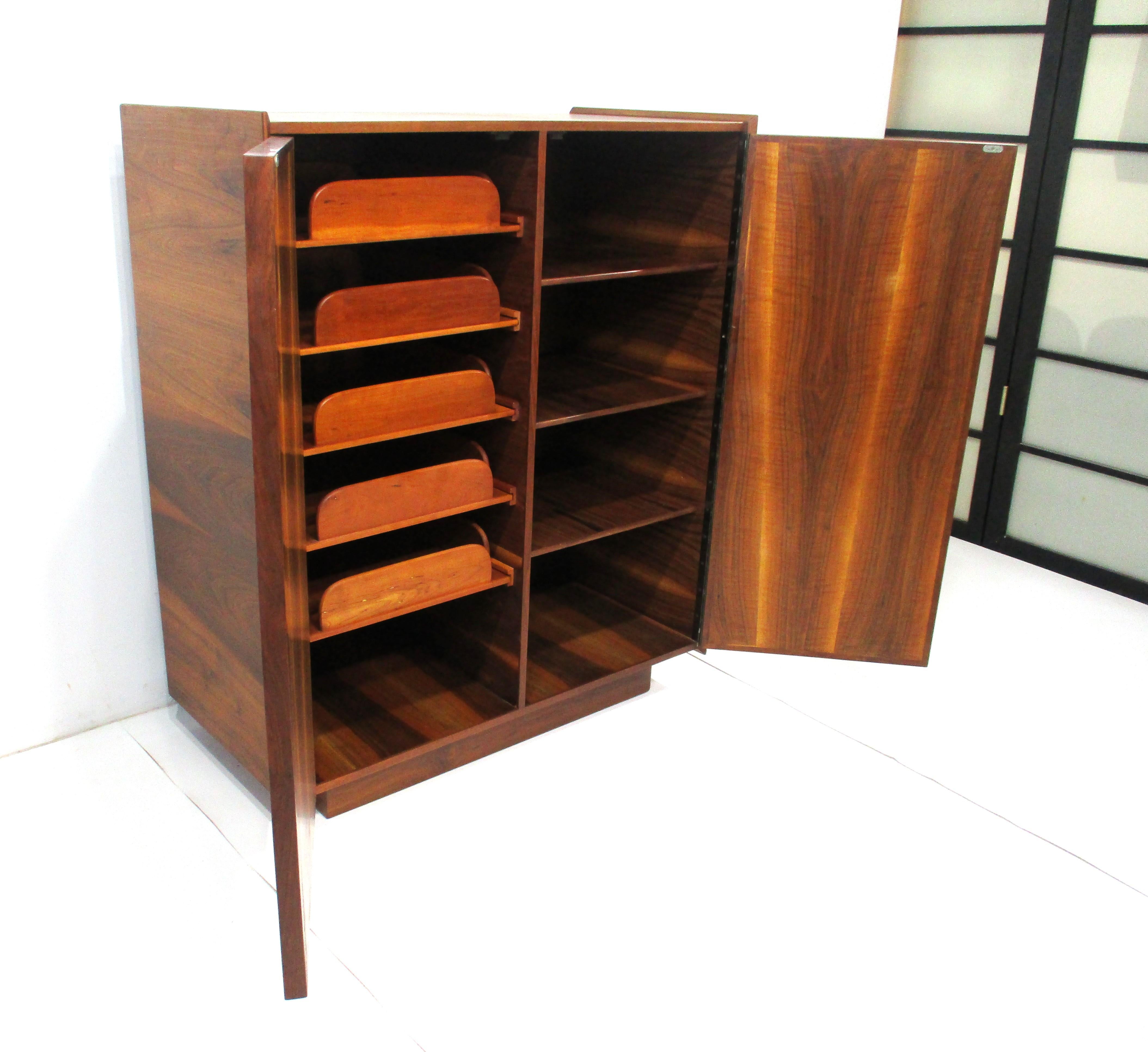Tall Black Walnut Dresser / Chest in the style of George Nakashima  3