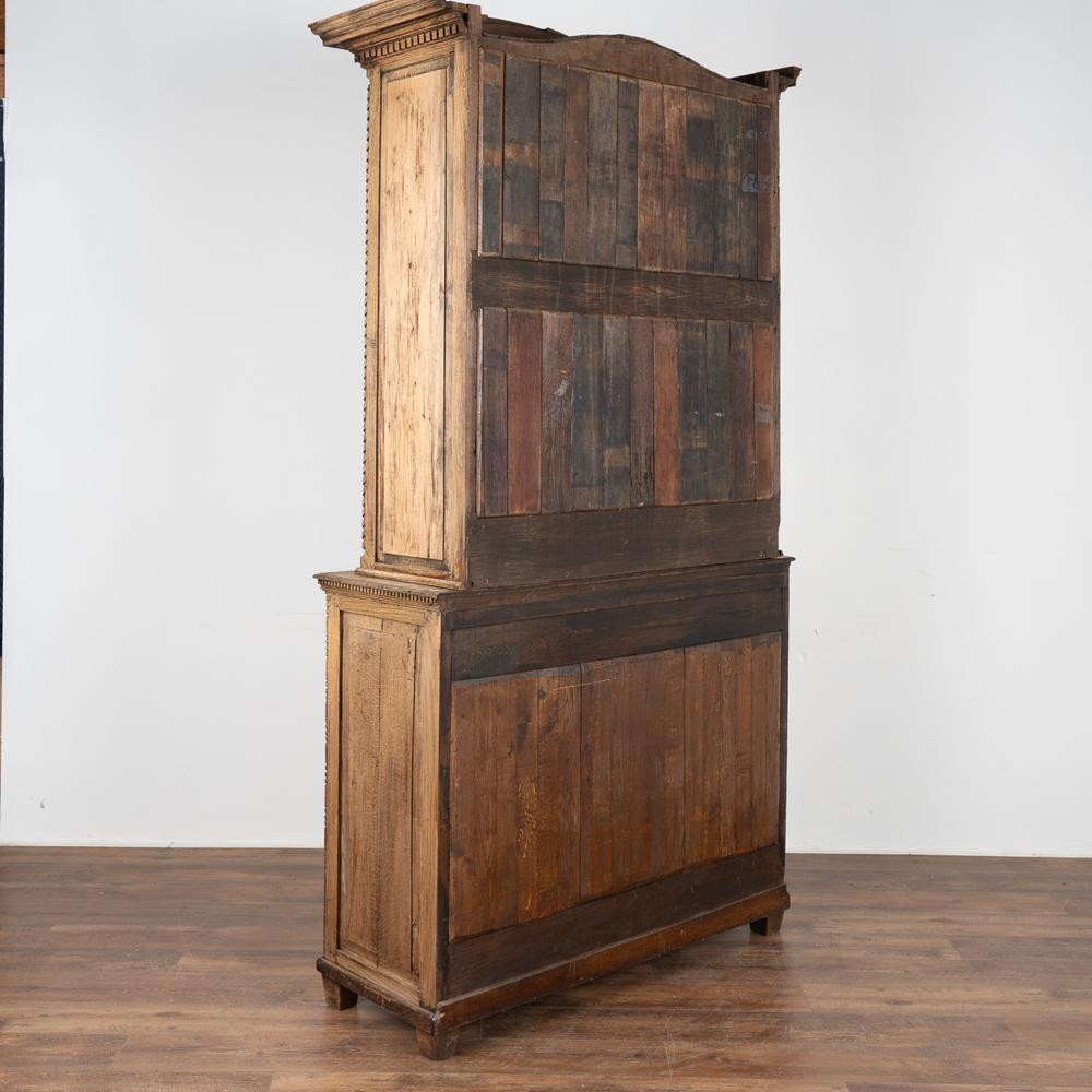 Tall Bleached Oak Gun Cabinet, France circa 1840-60 6