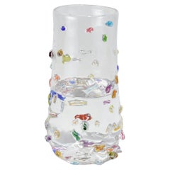 Tall Blown Glass Vase