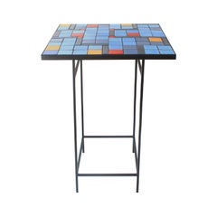 Tall Blue Side Table by Isidro Blasco for The Table Project, Spain, 2025