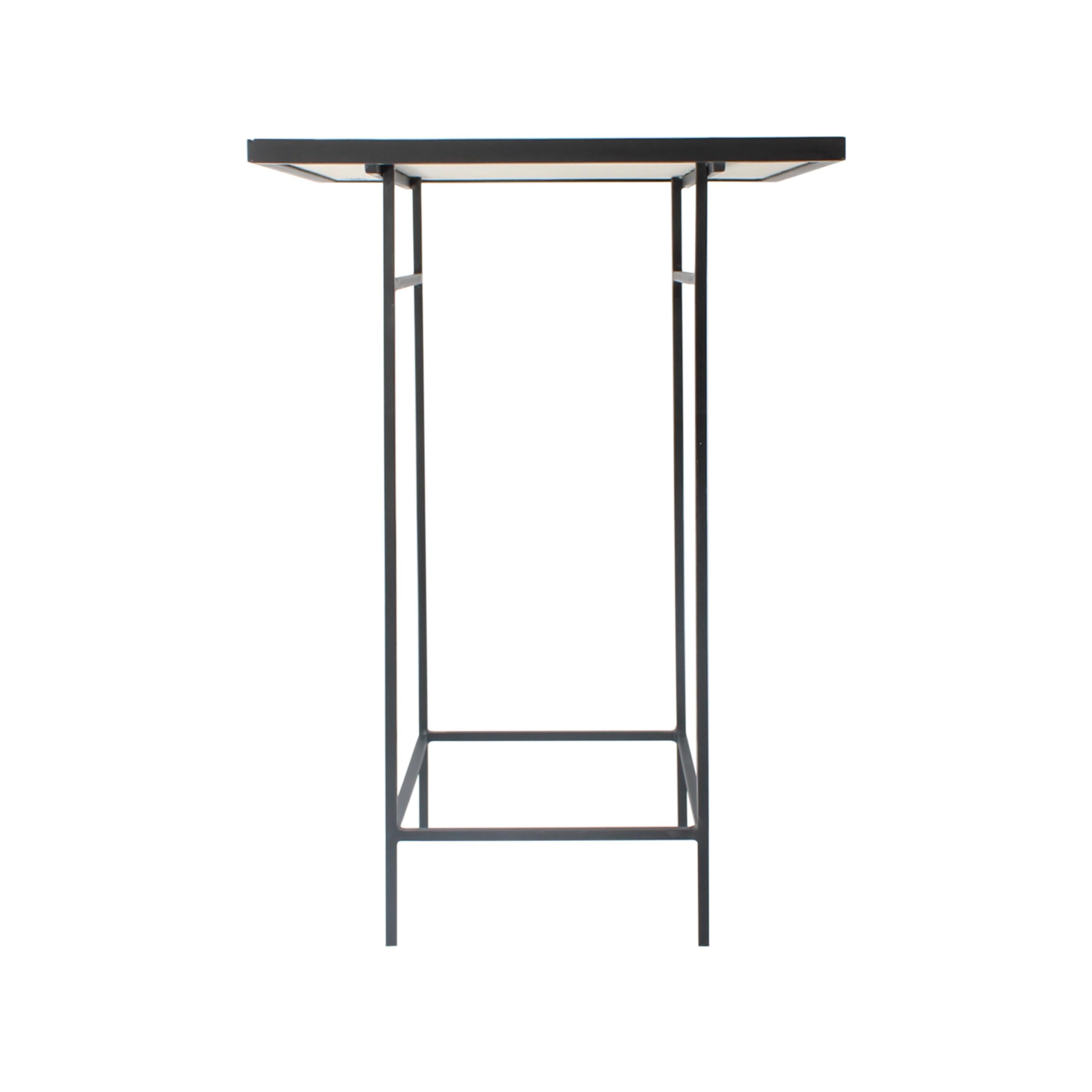 Espagnol Grande table d'appoint bleue 