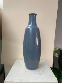 Tall Blue Vase