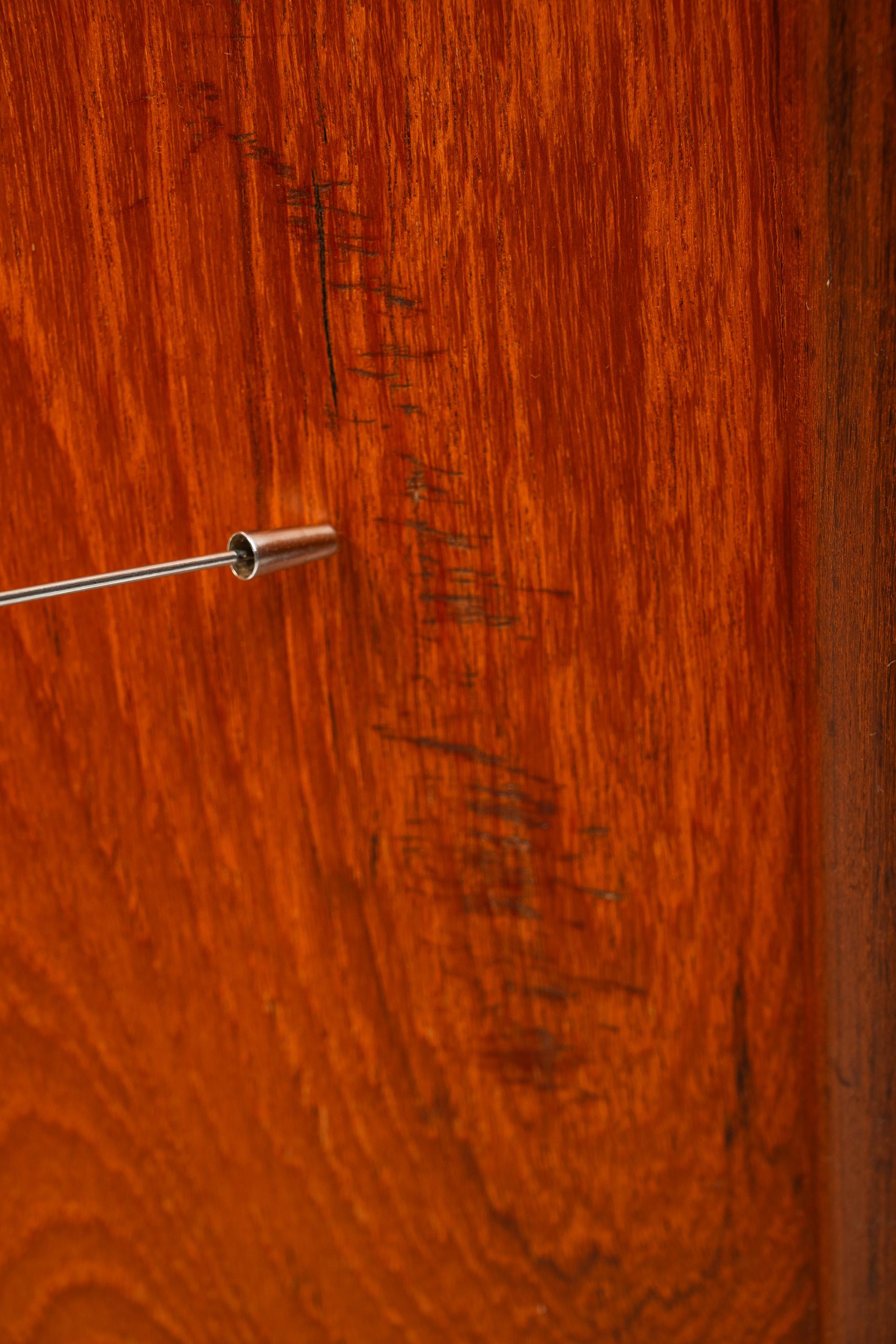 Tall Boy Slim Sled-Based 5-Drawer Dresser by Durable Suites, Denmark, c. 1970's 12