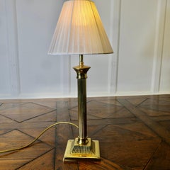 Tall Brass Corinthian Column Table Lamp  This is a very attractive piece