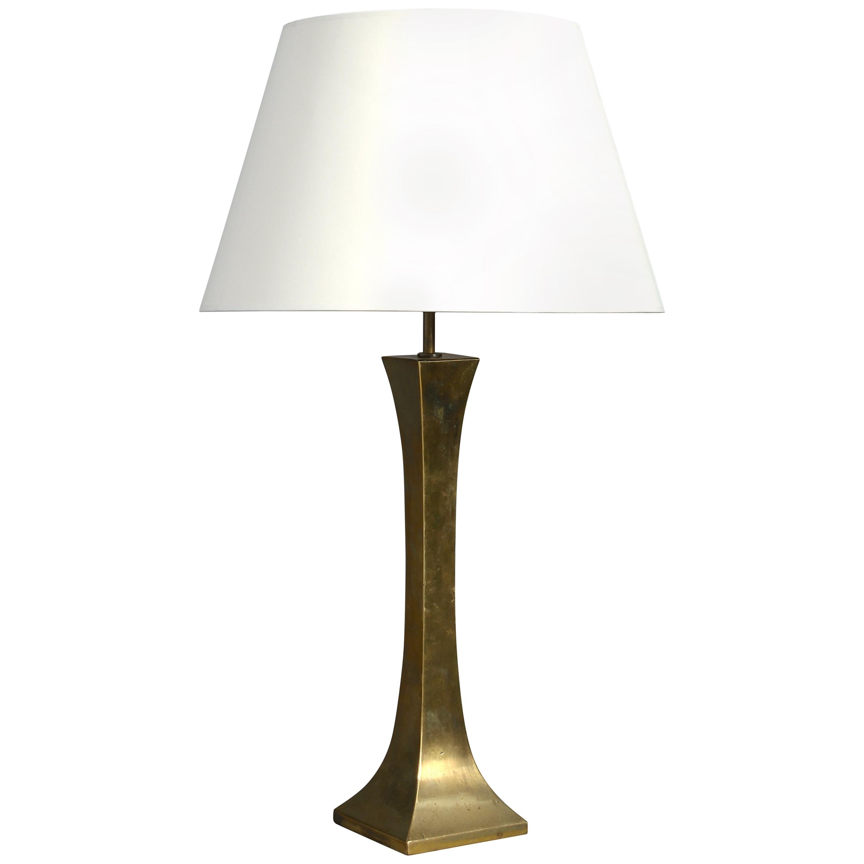 Tall Brass Table Lamp