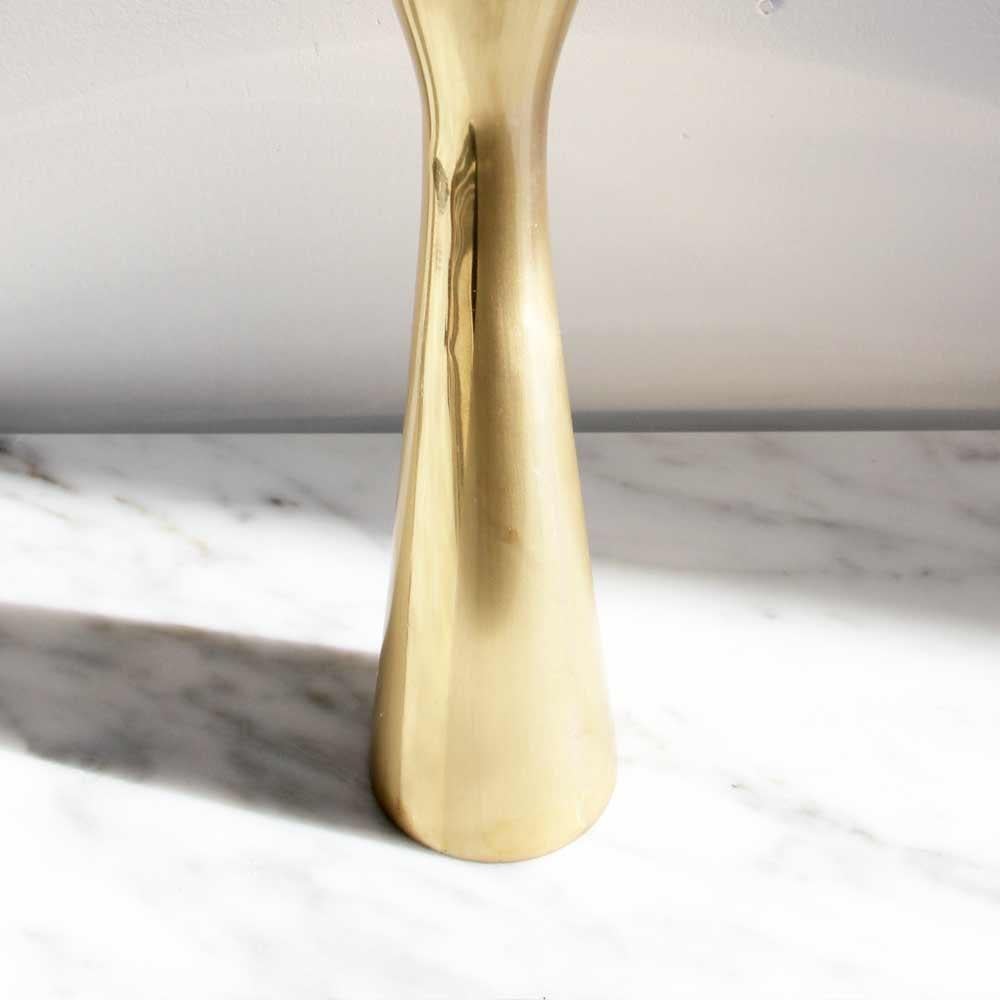 Indian Tall Brass Tapered Candleholder
