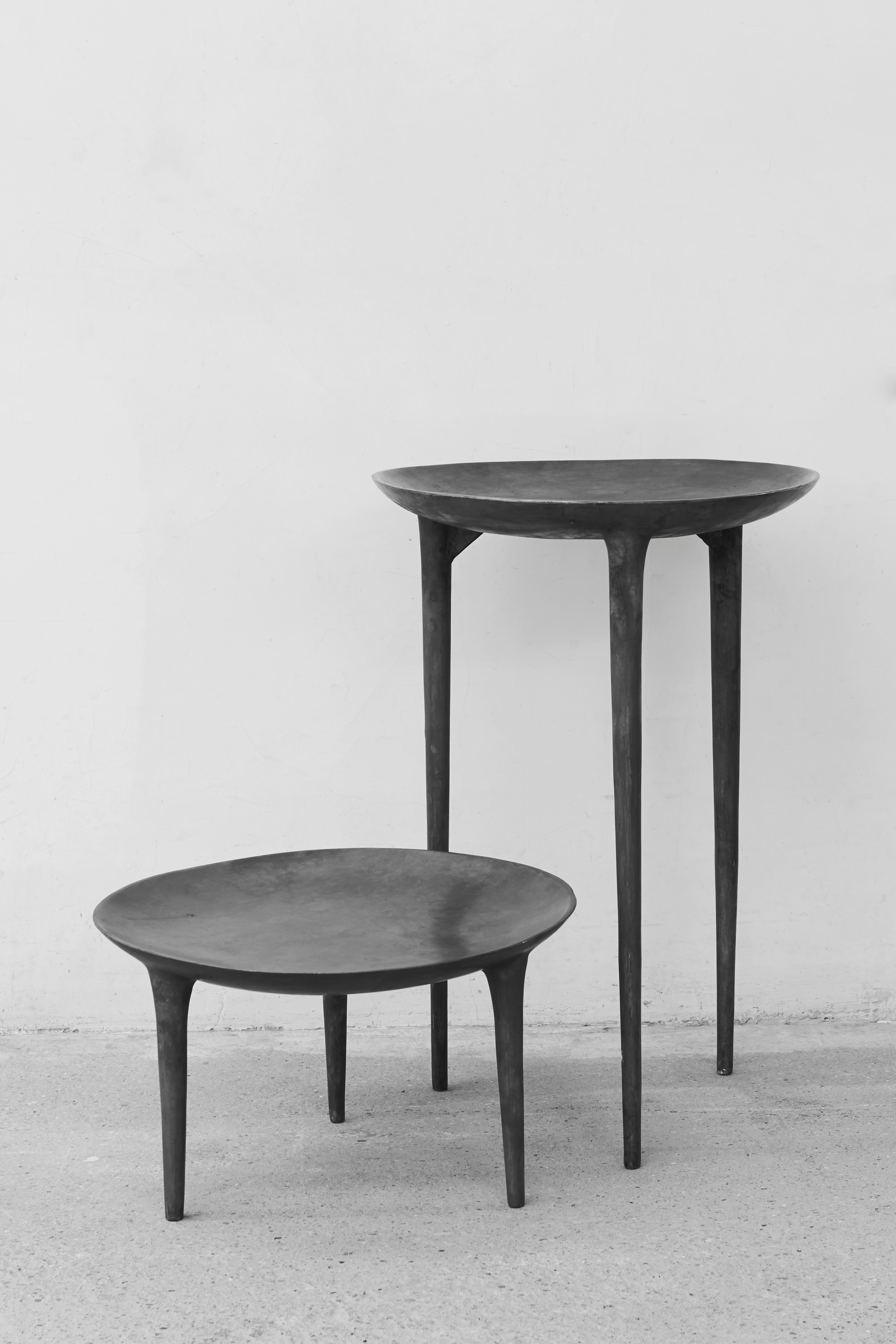 French Tall Brazier Table by Rick Owens