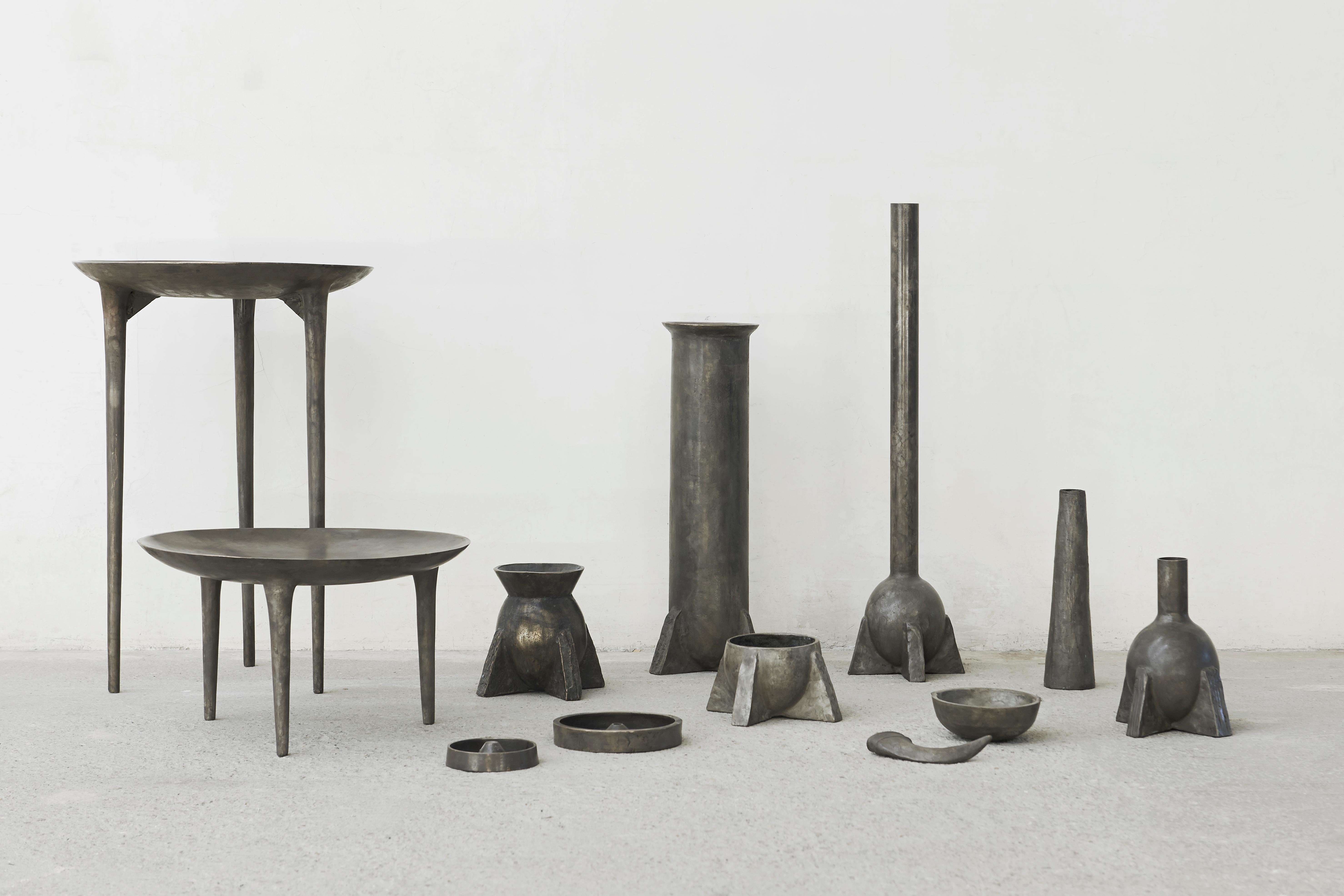 Modern Tall Brazier Table by Rick Owens