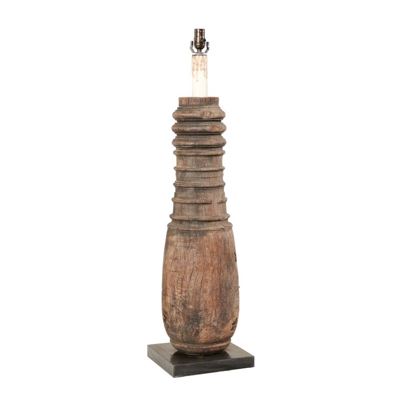 Tall British Colonial Table Lamp from the 19th Century at 1stDibs
