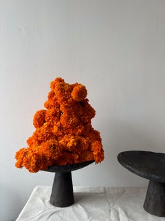 Grand bol à piédestal en bronze