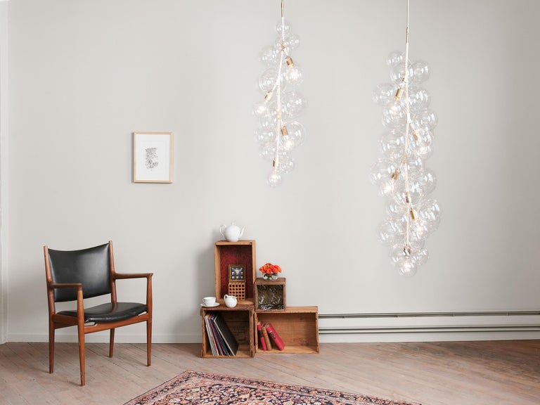 Tall Bubble Chandelier by Pelle In New Condition In Geneve, CH