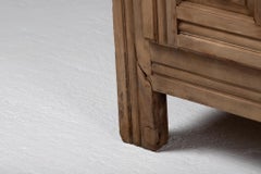 Tall Cabinet in Carved Oak, France, 20th Century