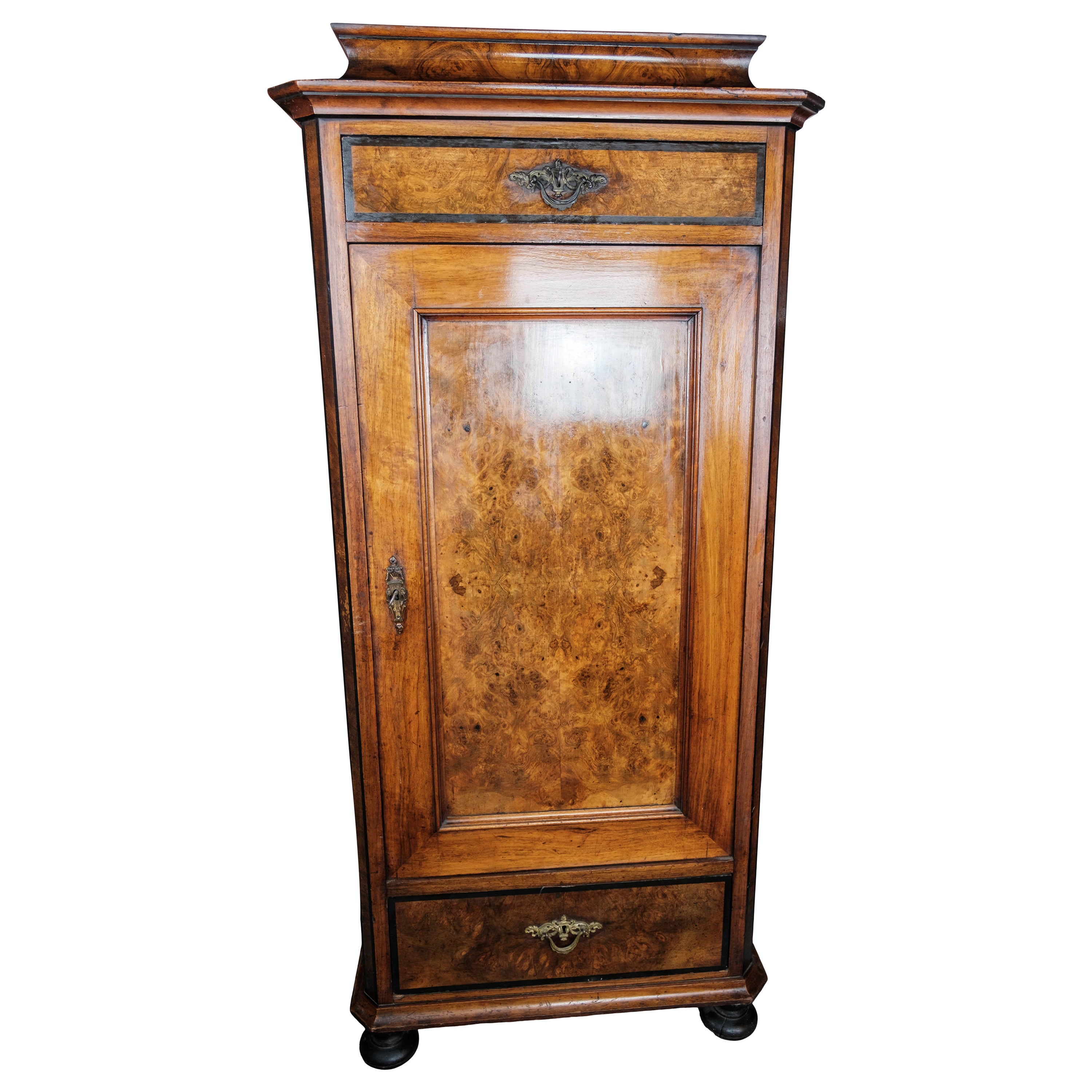 Tall Cabinet of Walnut, 1850s