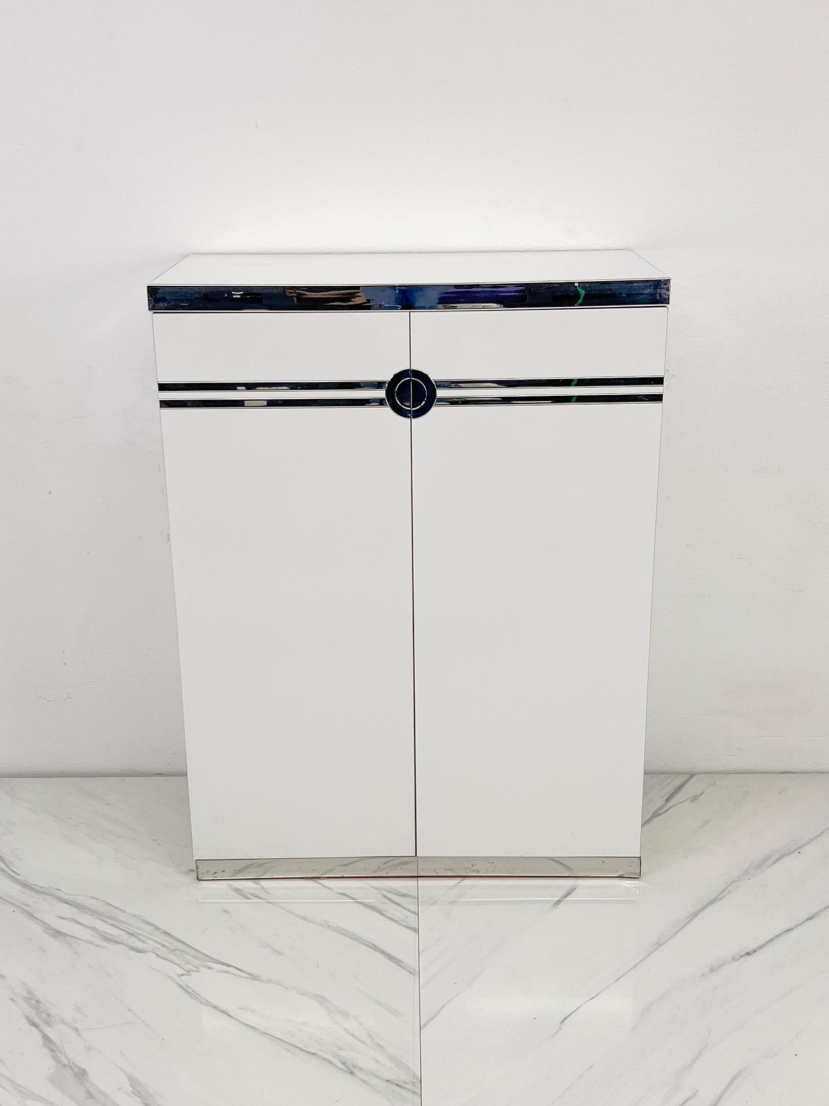 Fine XX secolo Armadio alto, guardaroba, cassettiera, Pierre Cardin, anni '70 in vendita