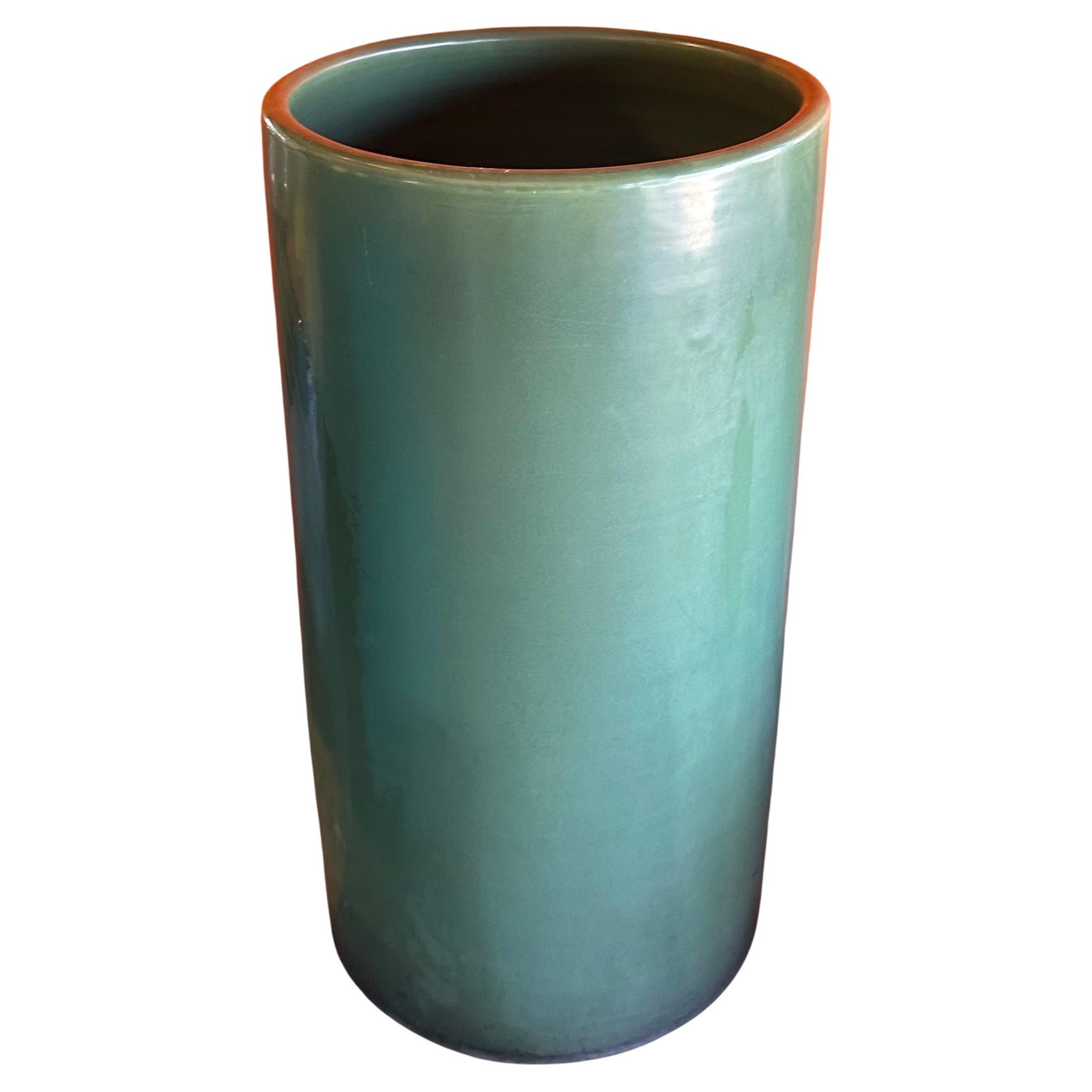 Tall California Design MCM Ceramic Planter in the Style of Gainey For Sale 4