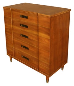 Tall Campaign Chest by John Clingman for Widdicomb
