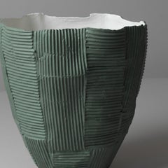 Tall Cartoccio B1/Grigio Verde Bowl Vase