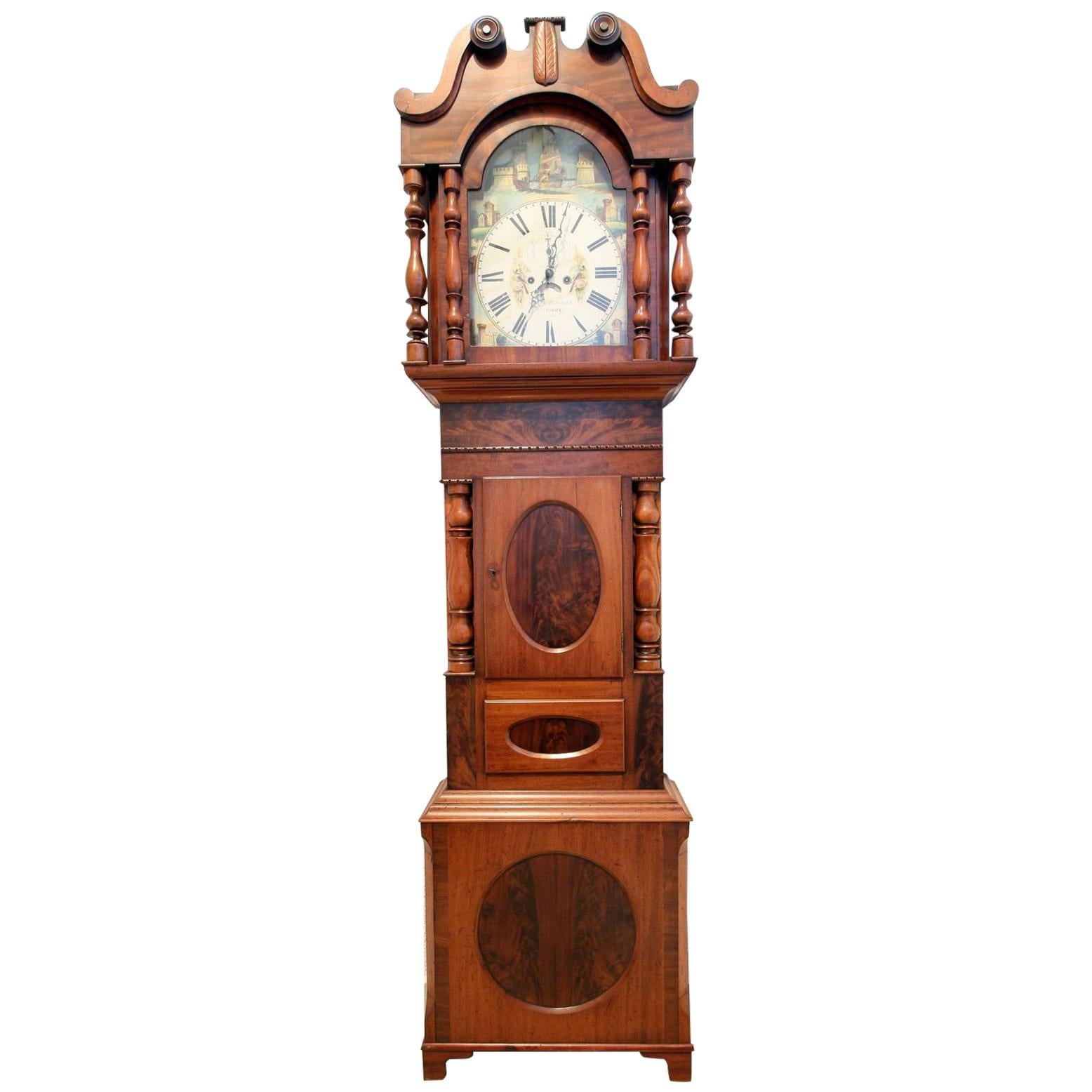 Tall Case Clock, Bristol, England, circa 1830, Victorian For Sale