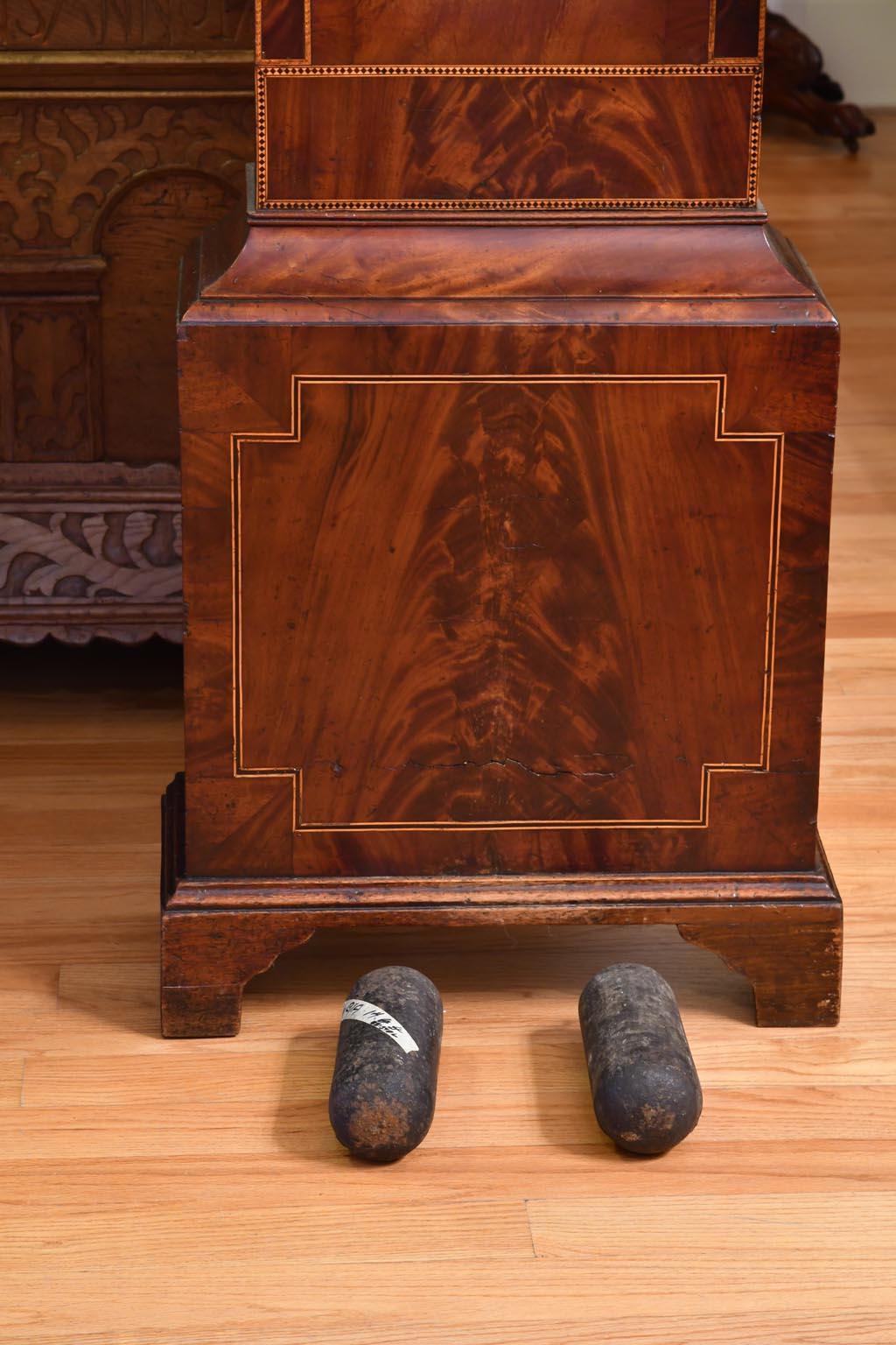 Tall Case Grandfather Clock by Nathaniel Edgecombe, Bristol, England, circa 1835 5