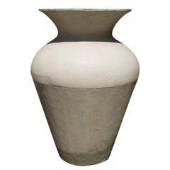 Tall Cement Vases