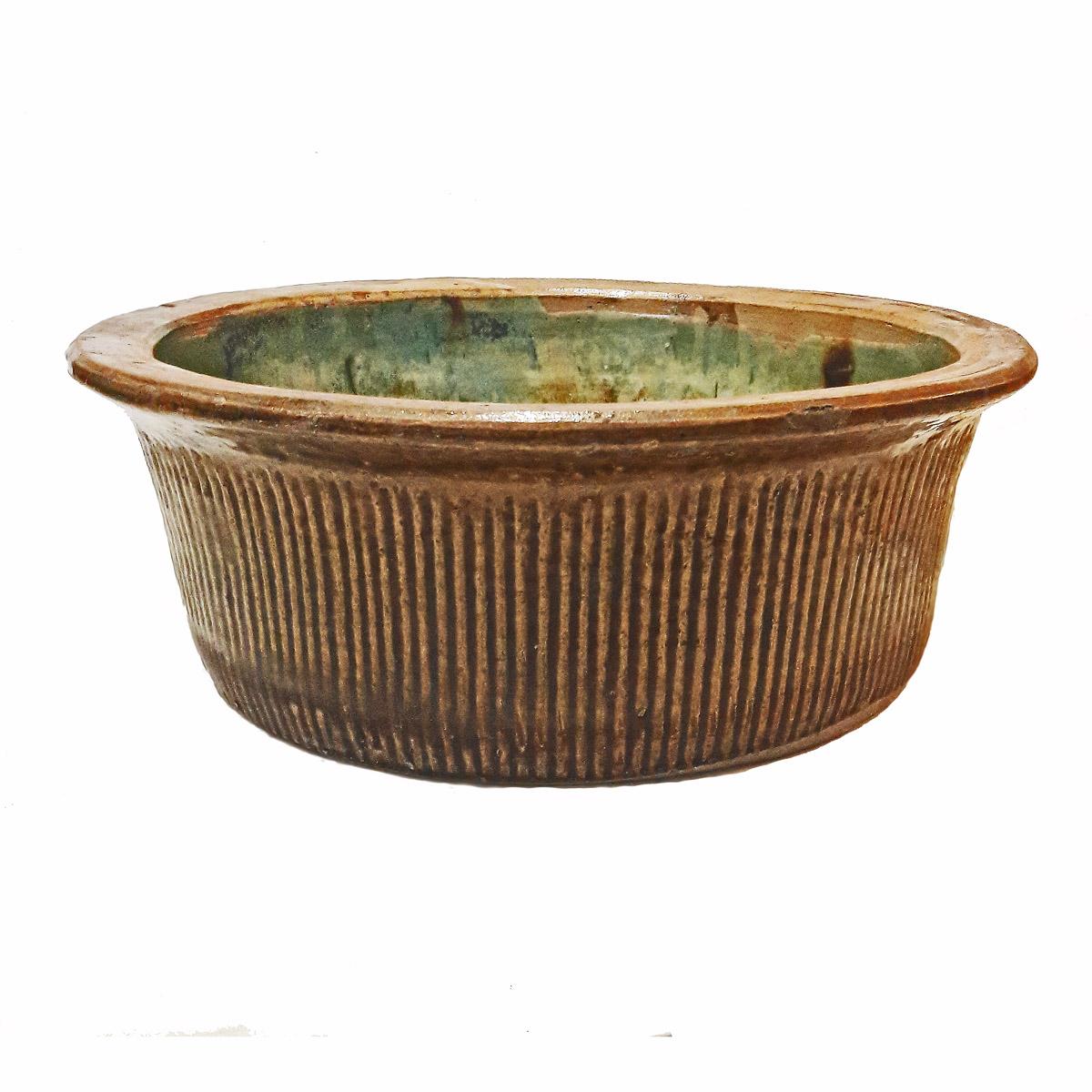 Indonesian Tall Ceramic Bowl from Indonesia, Mid-20th Century For Sale