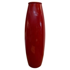 Vaso alto in ceramica smaltata in stile Mid-Century Modern di Scheurich, Germania, anni ’70