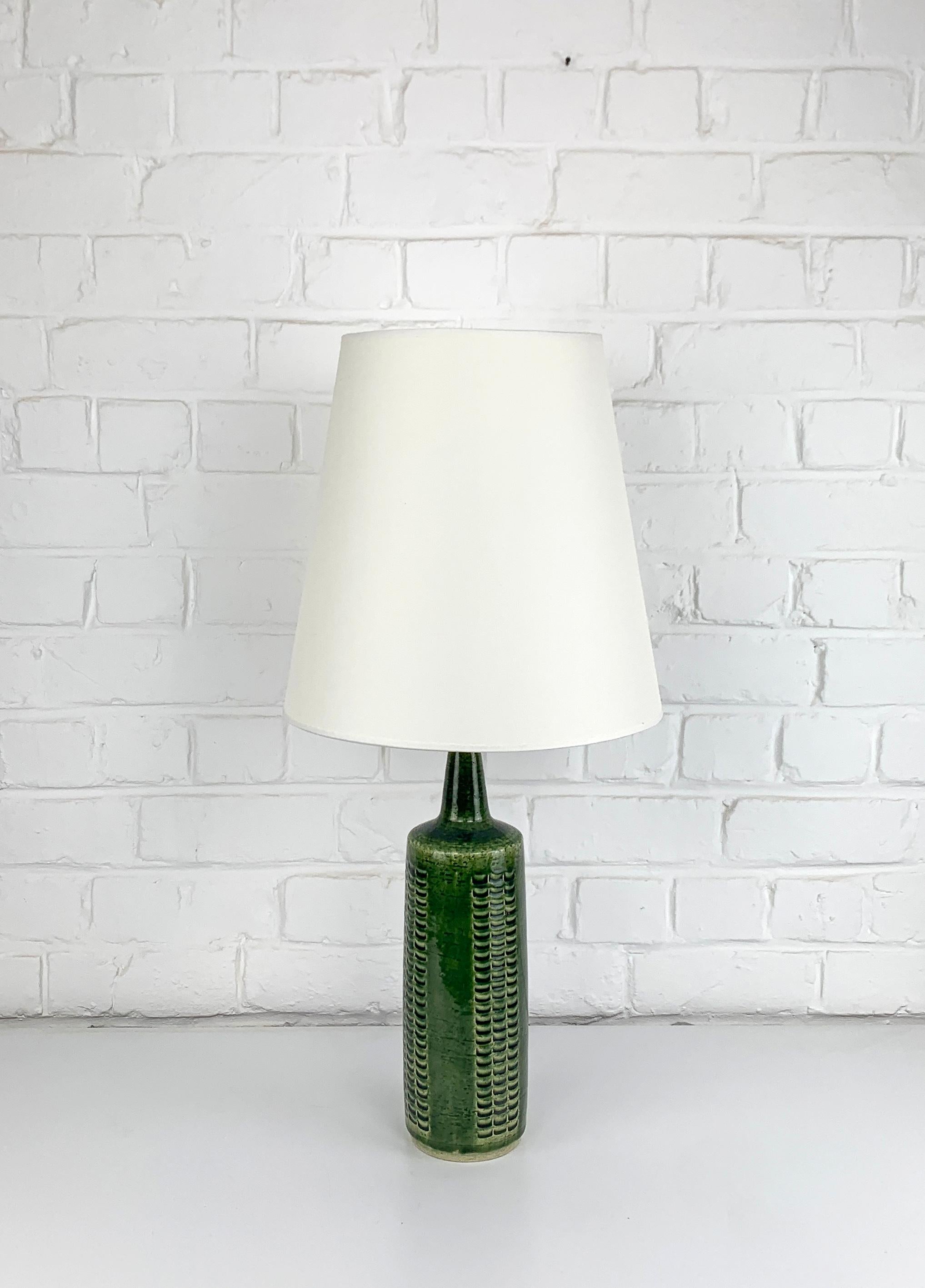 Tall Ceramic table lamp by Palshus, Denmark, by Per & Annelise Linnemann-Schmidt For Sale 10