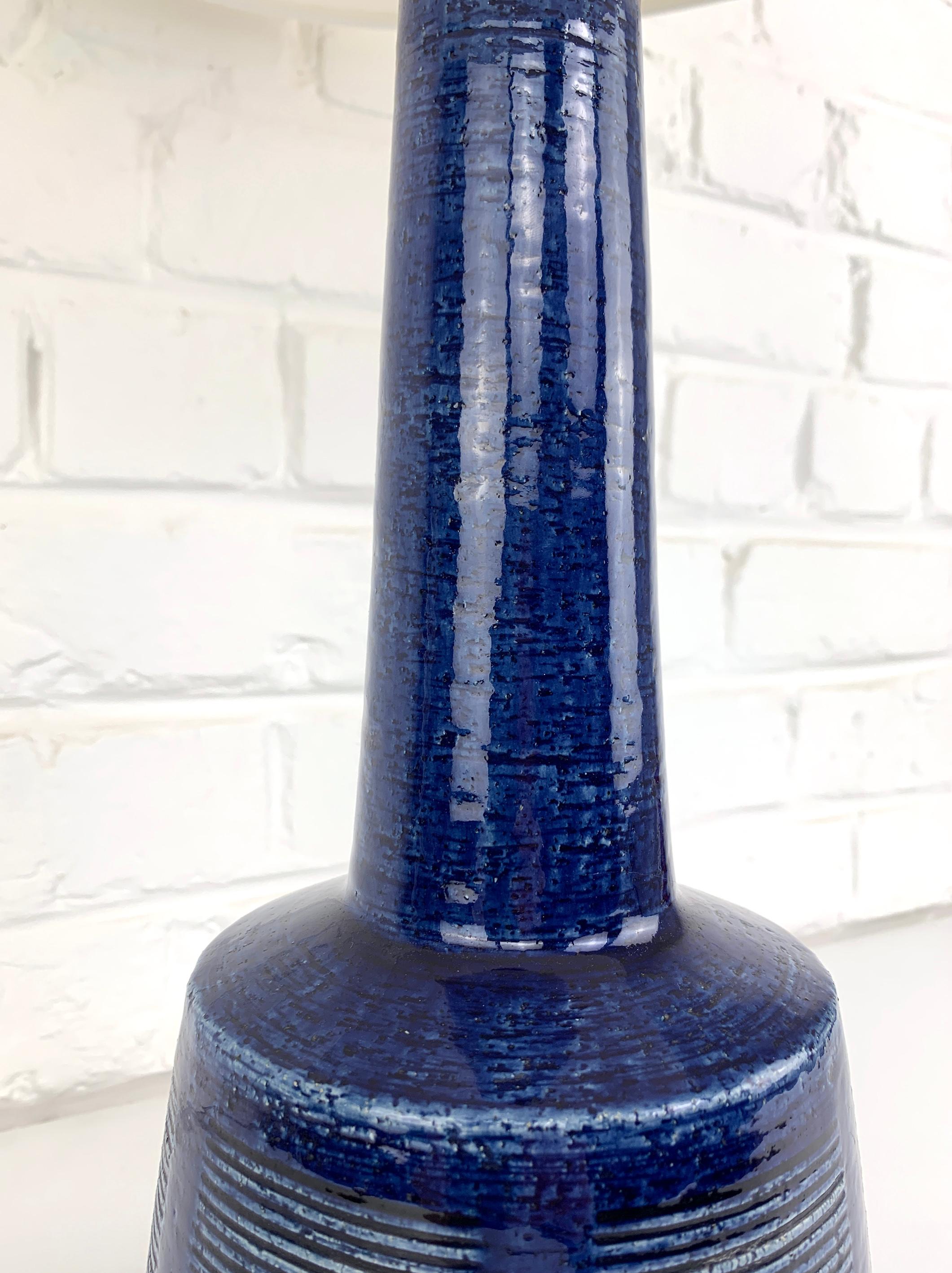 Tall Ceramic table lamp by Palshus, Denmark, design by Esben Klint for Le Klint 6