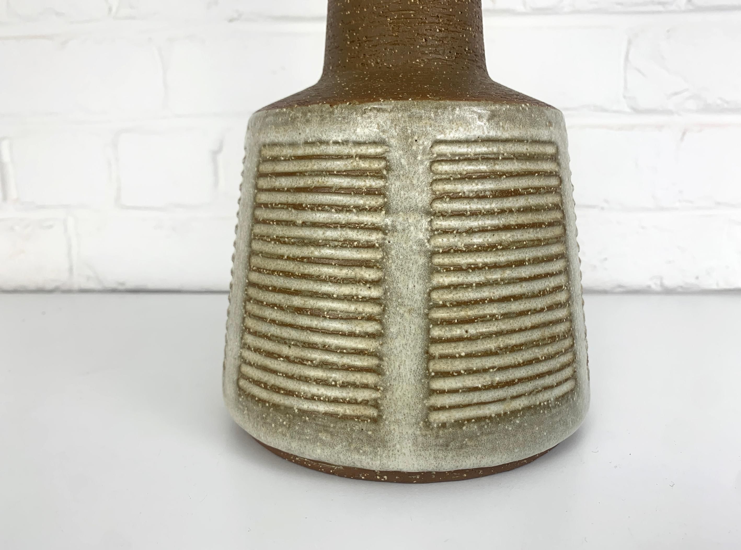 Danish Tall Ceramic table lamp by Palshus, design by Esben Klint for Le Klint For Sale