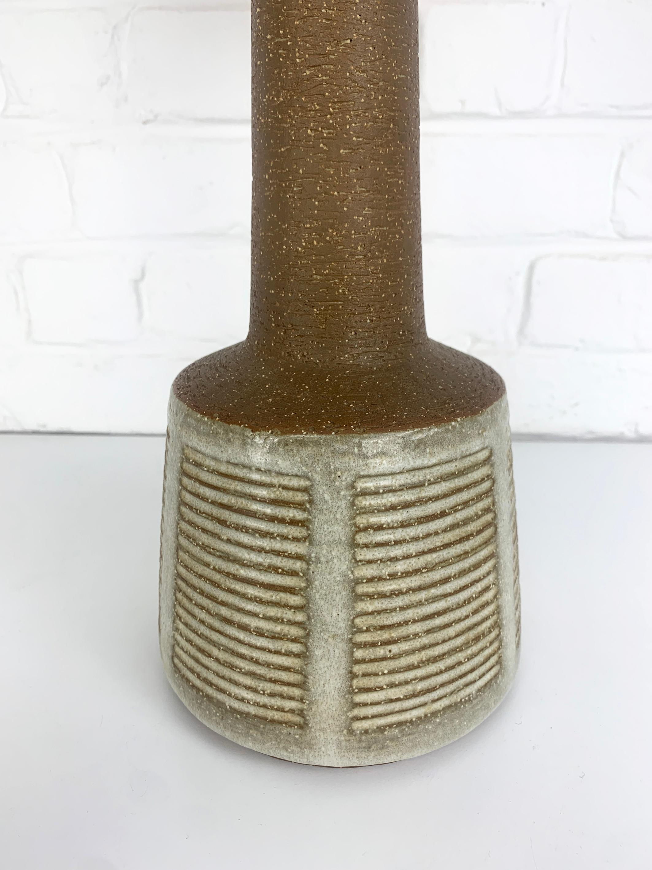 Tall Ceramic table lamp by Palshus, design by Esben Klint for Le Klint For Sale 1