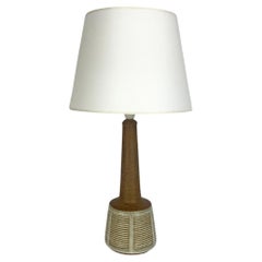 Vintage Tall Ceramic table lamp by Palshus, design by Esben Klint for Le Klint